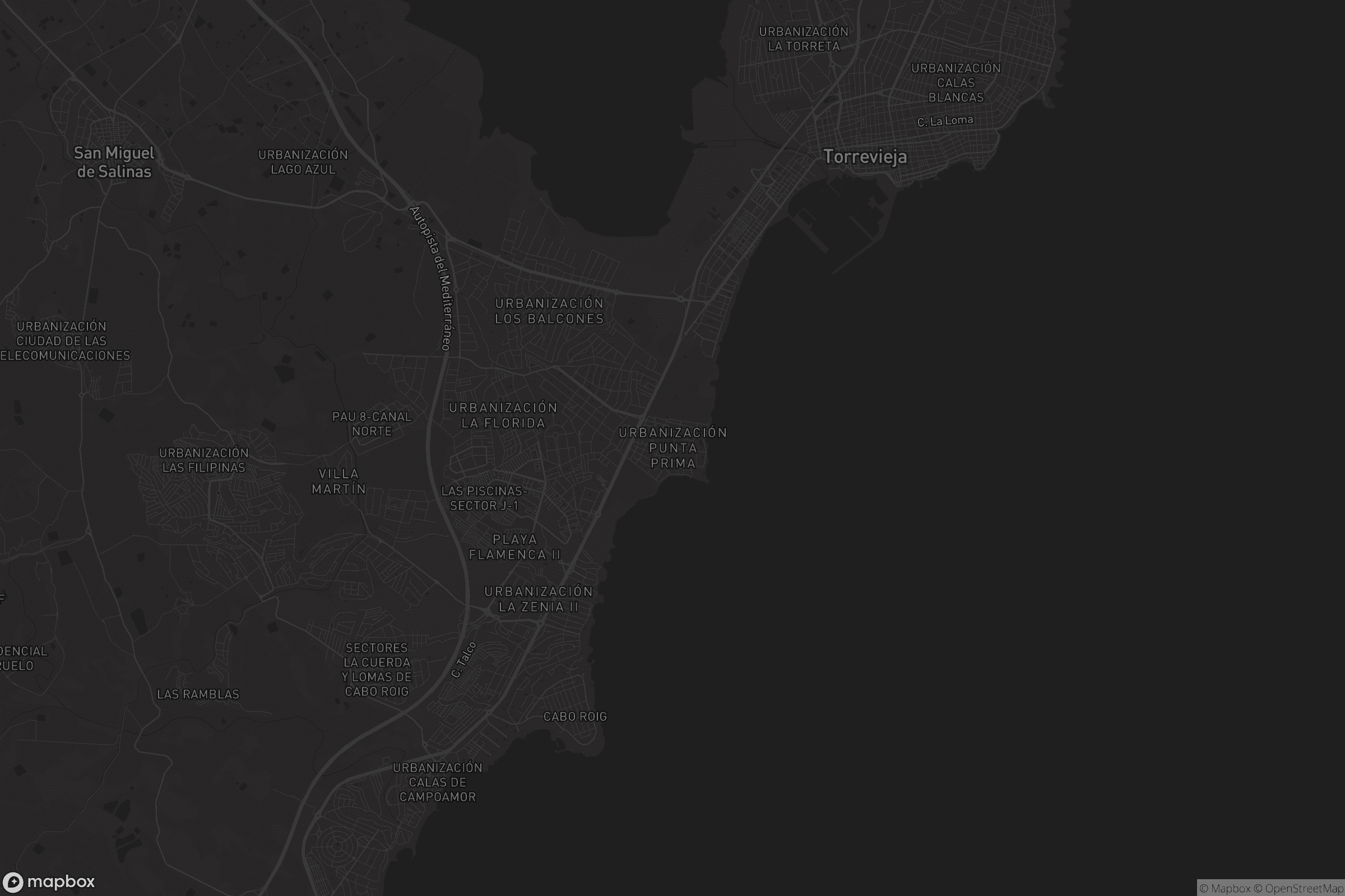 Mapa de Urbanización Punta Prima