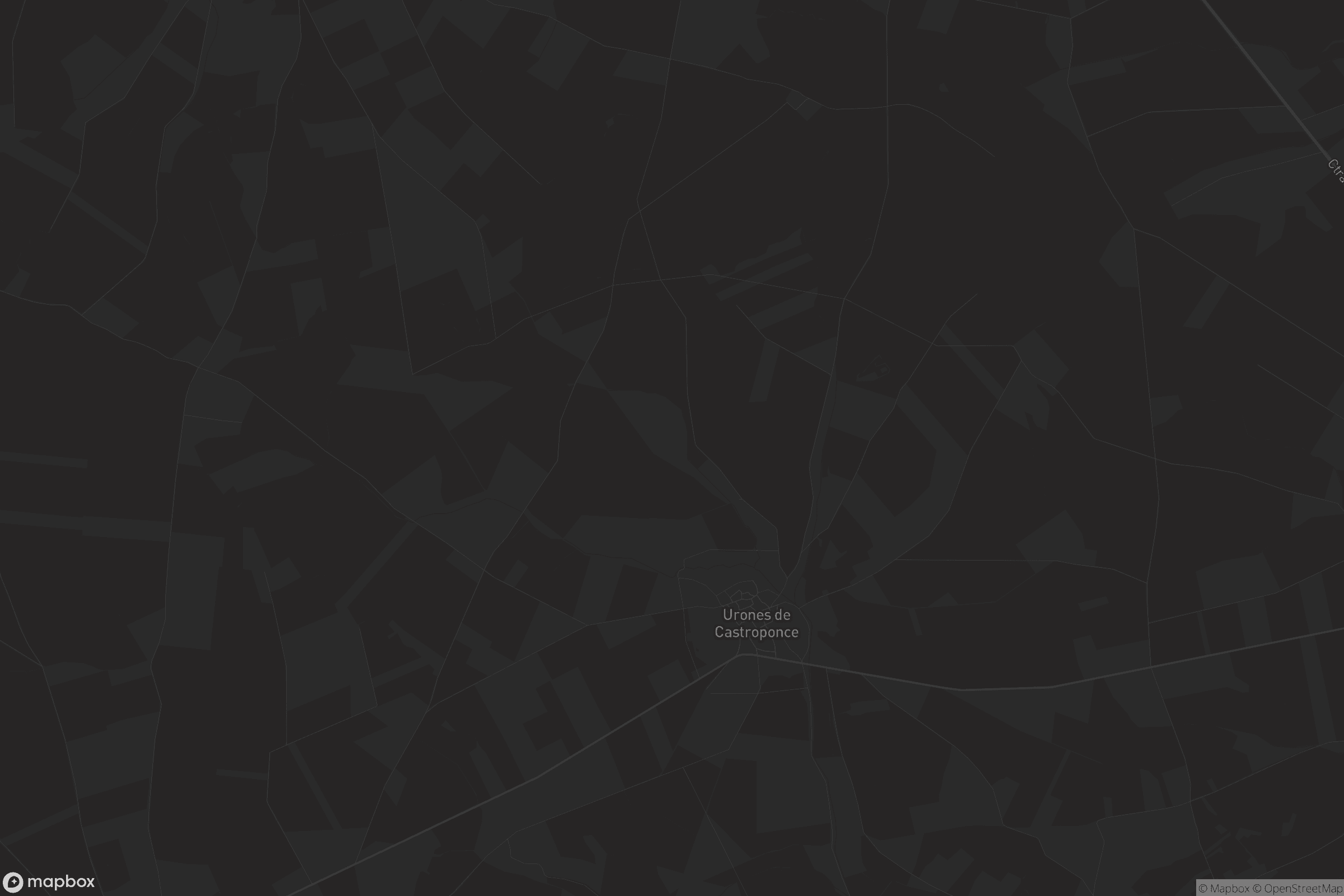 Mapa de Urones de Castroponce