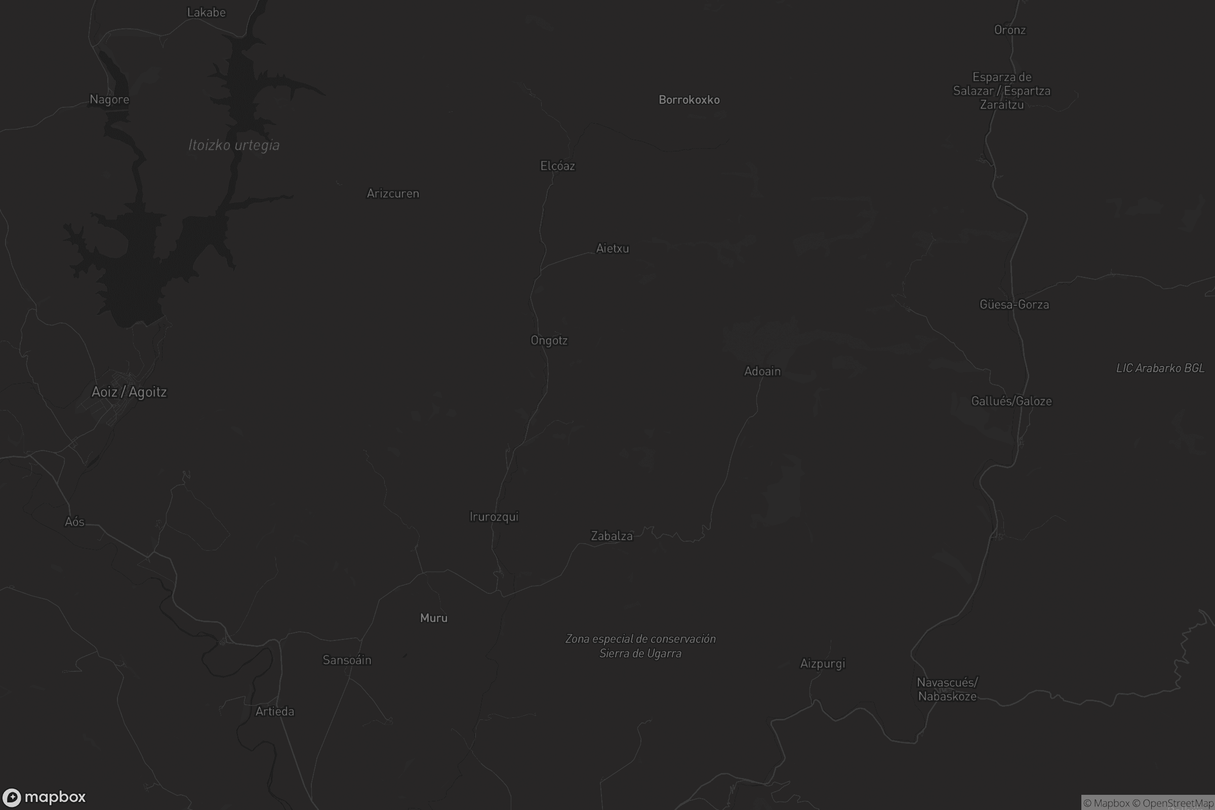 Mapa de Urraúl Alto