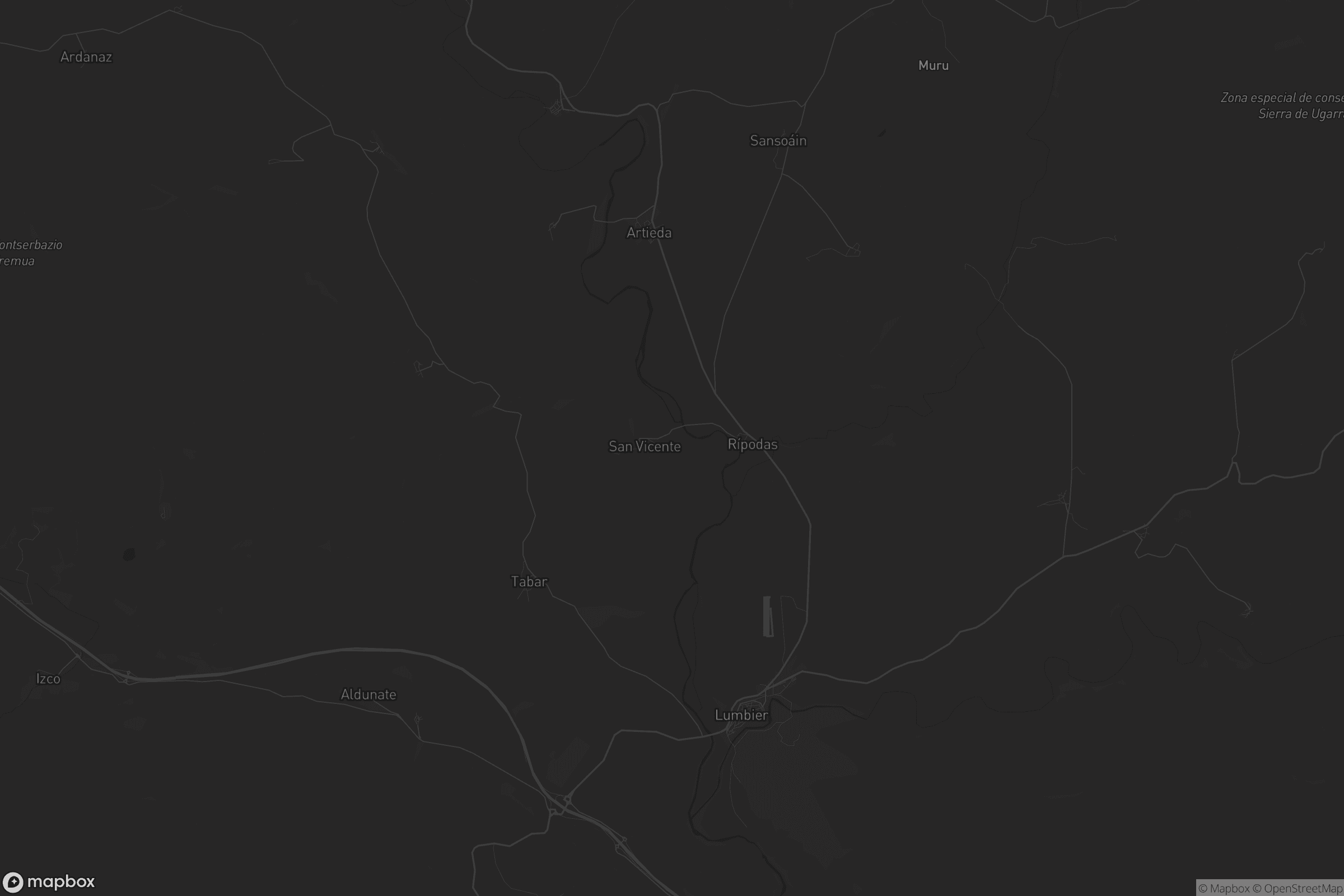 Mapa de Urraúl Bajo