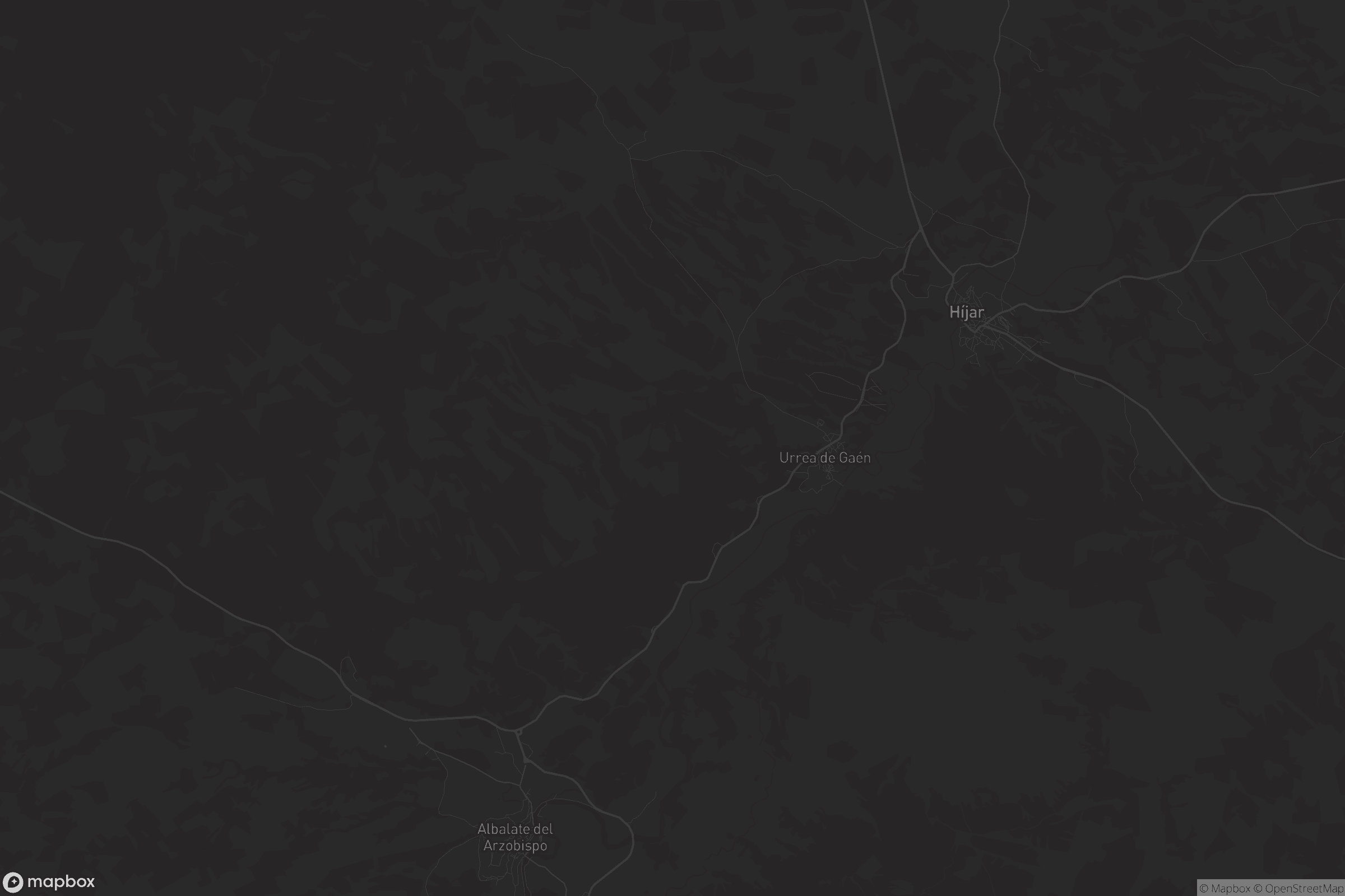 Mapa de Urrea de Gaén