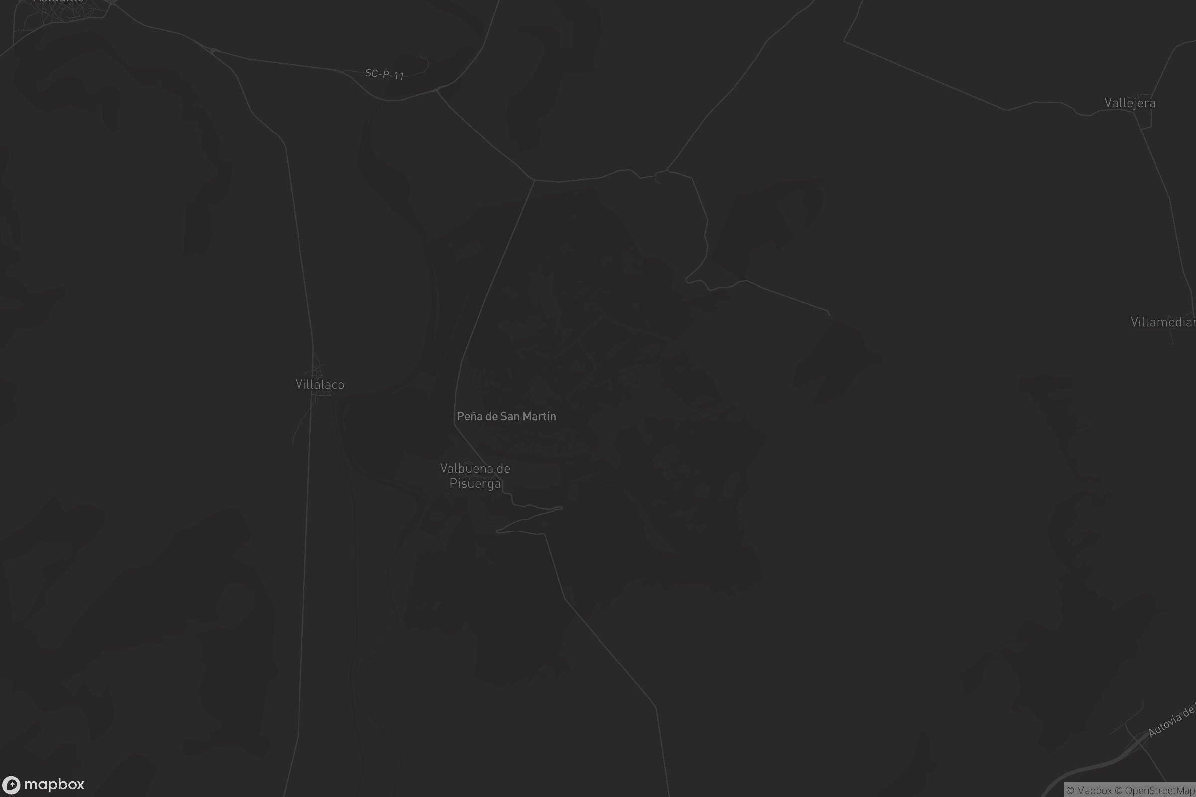 Mapa de Valbuena de Pisuerga