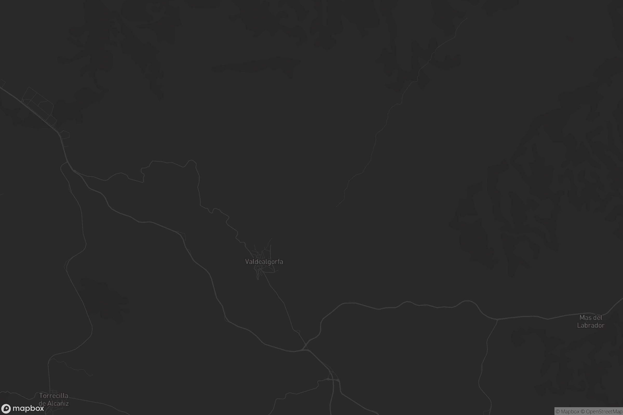 Mapa de Valdealgorfa