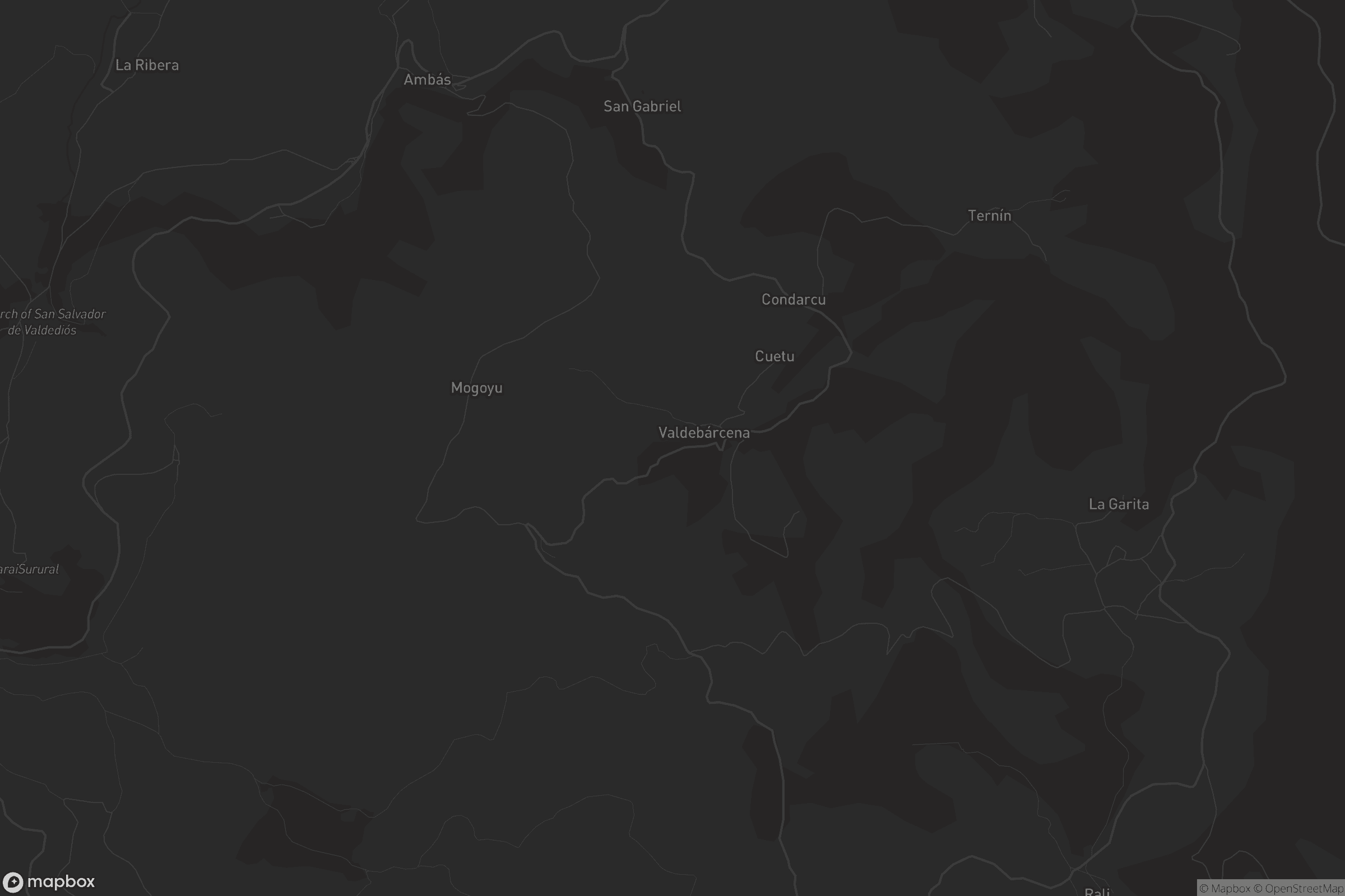 Mapa de Valdebárcena