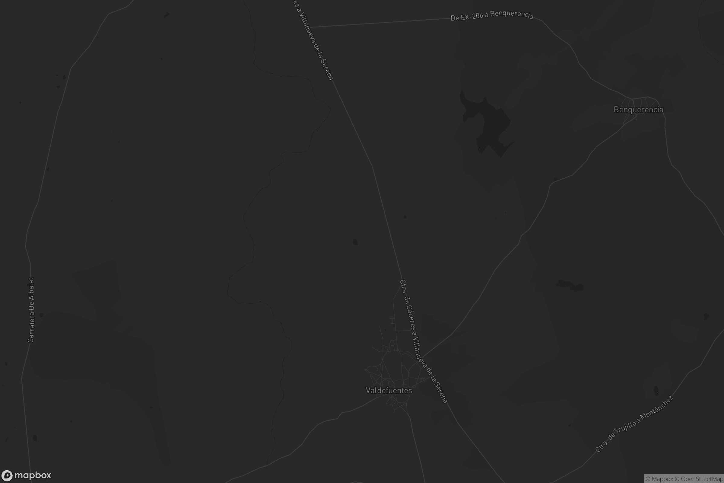 Mapa de Valdefuentes