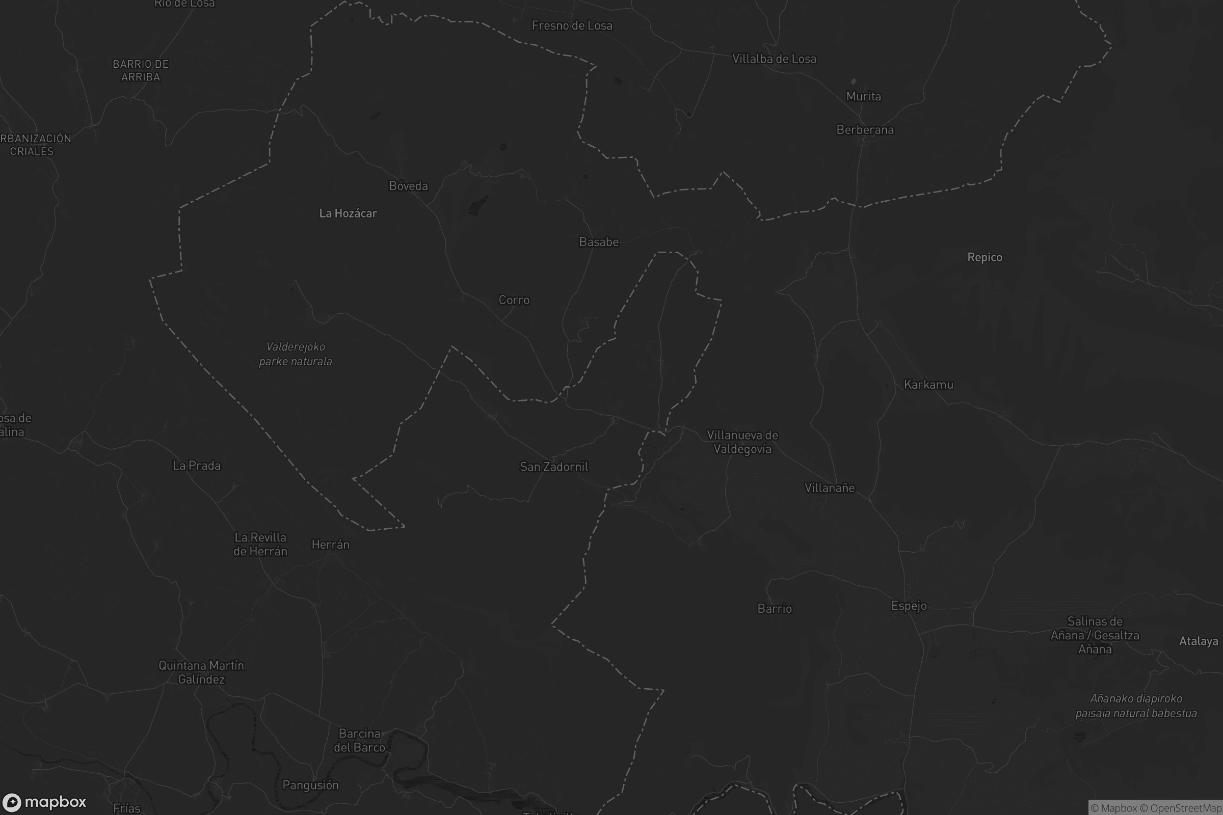 Mapa de Valdegovía / Gaubea