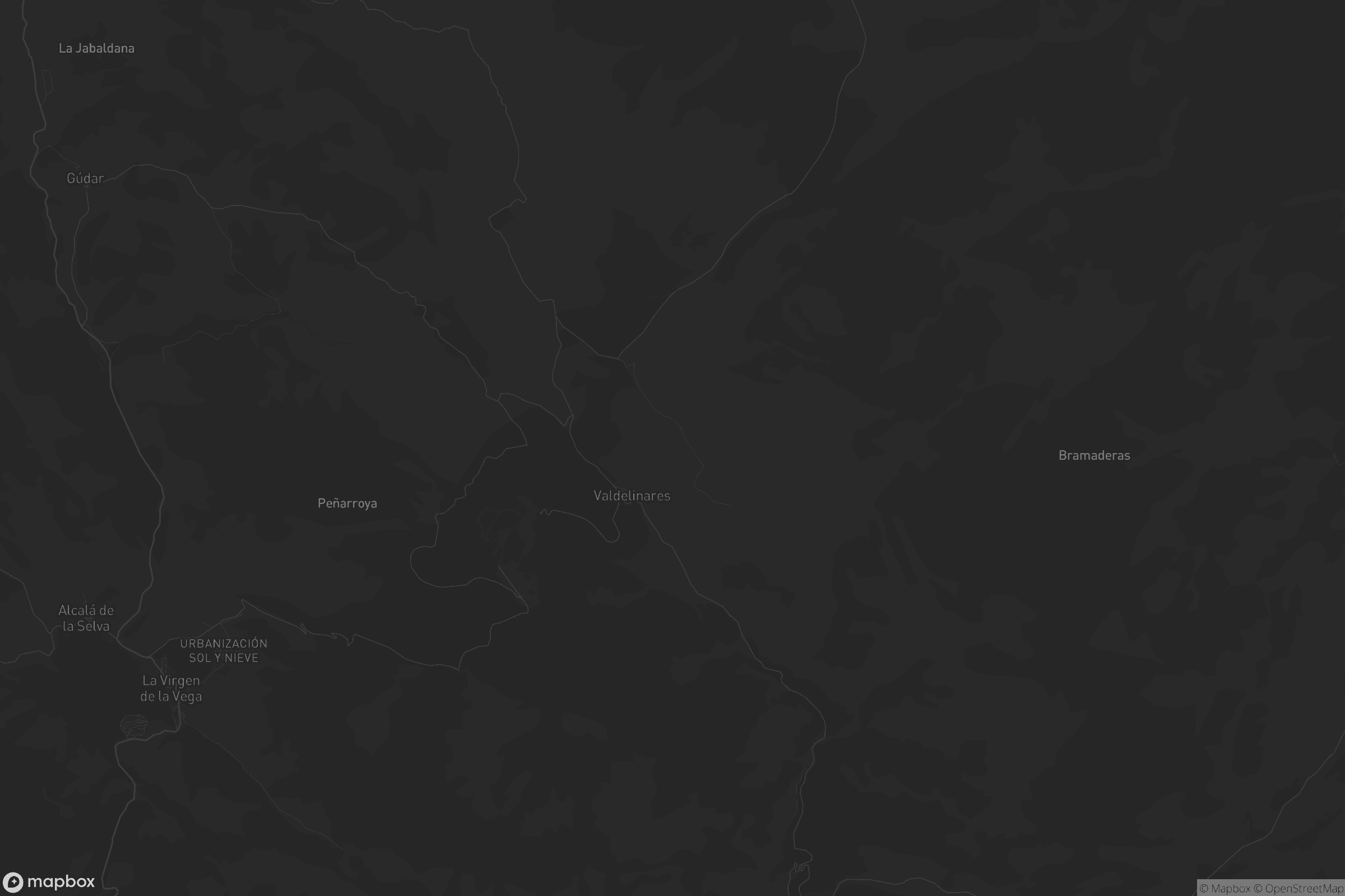 Mapa de Valdelinares