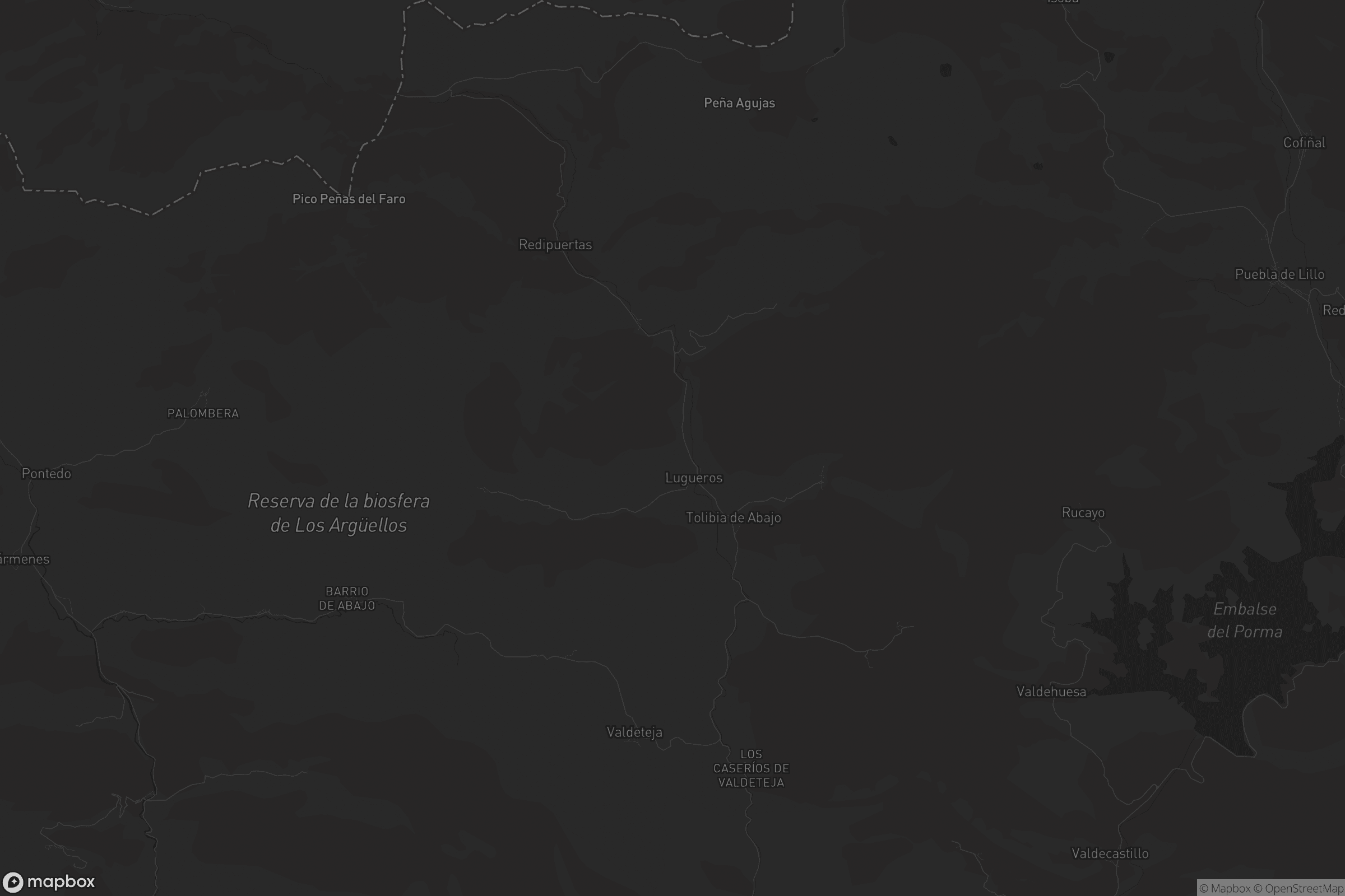 Mapa de Valdelugueros