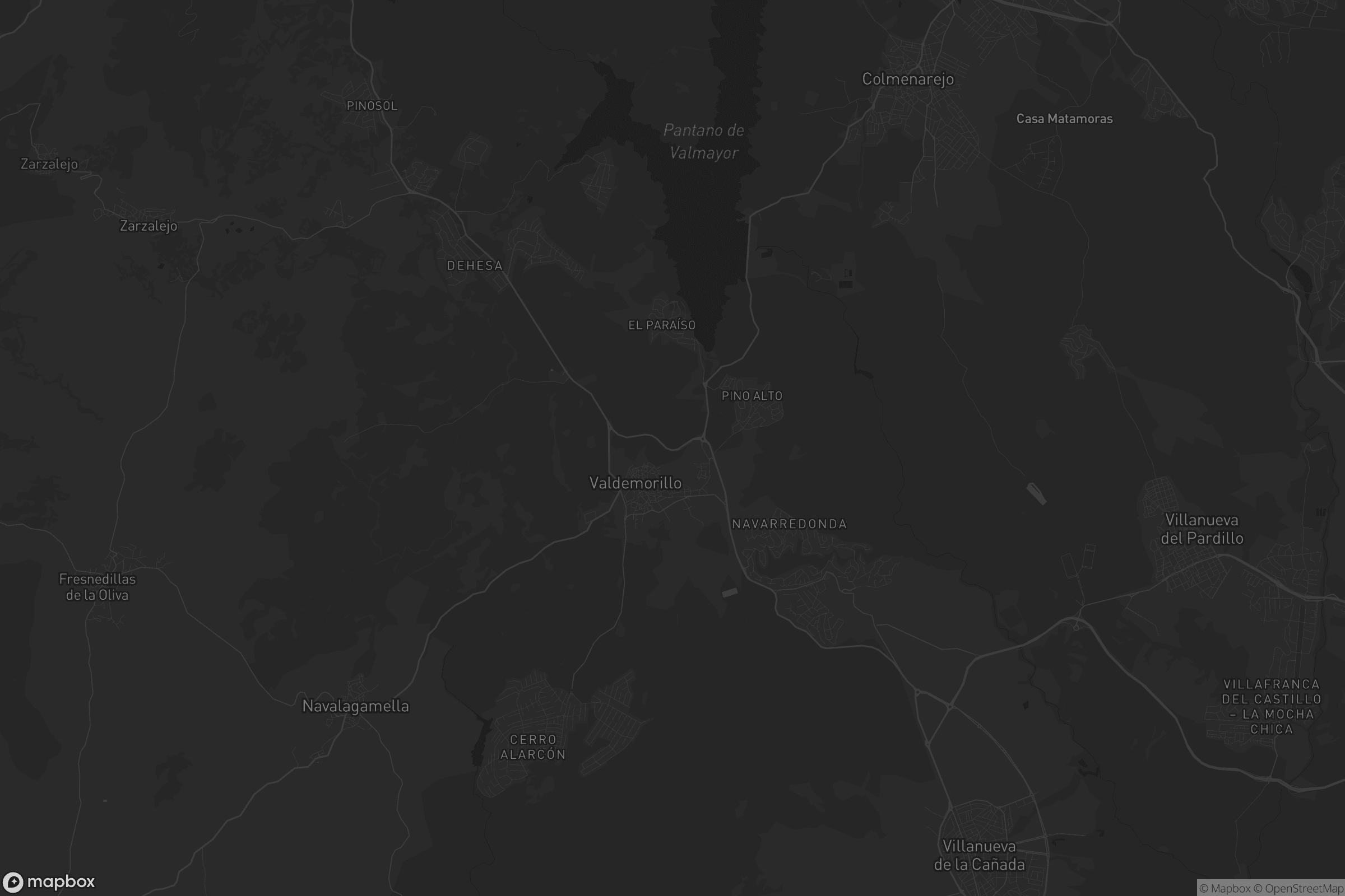 Mapa de Valdemorillo