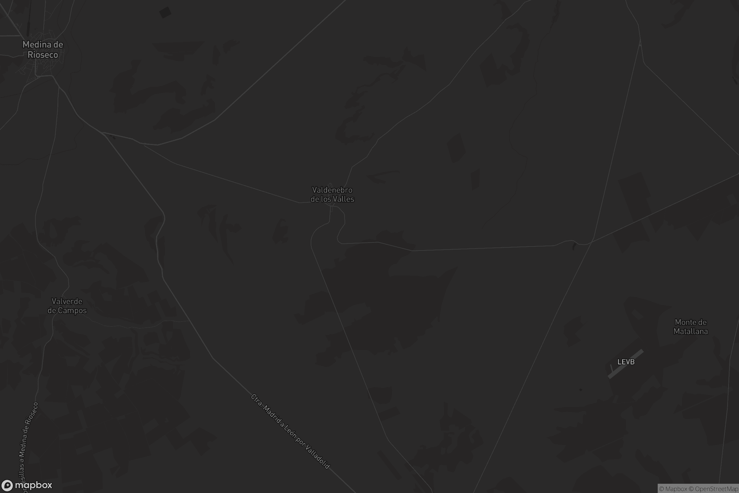 Mapa de Valdenebro de los Valles