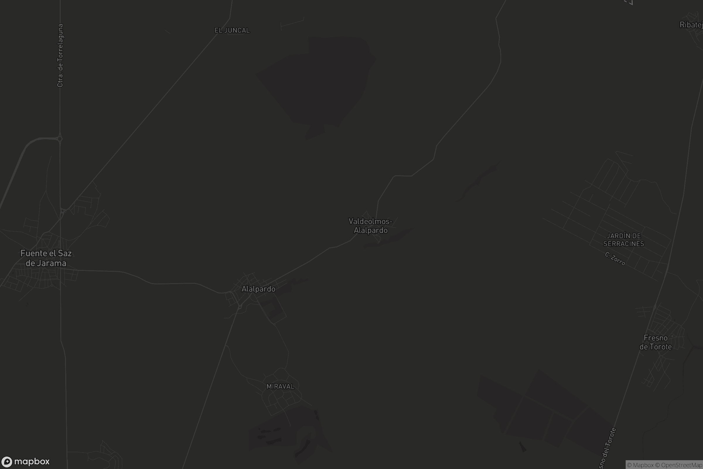 Mapa de Valdeolmos-Alalpardo