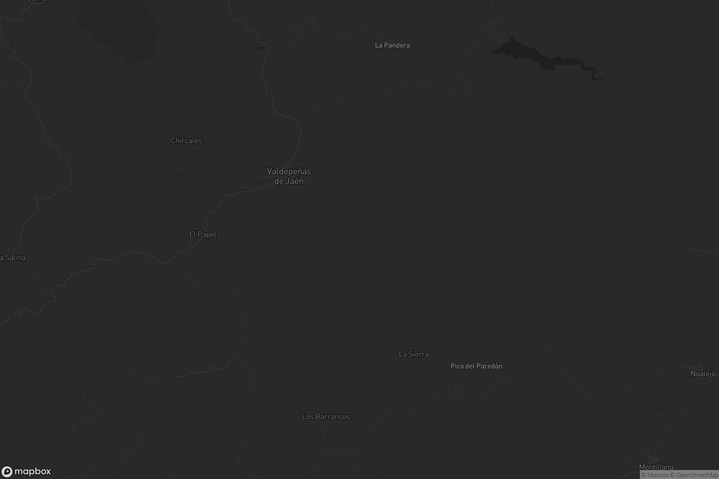Mapa de Valdepeñas de Jaén