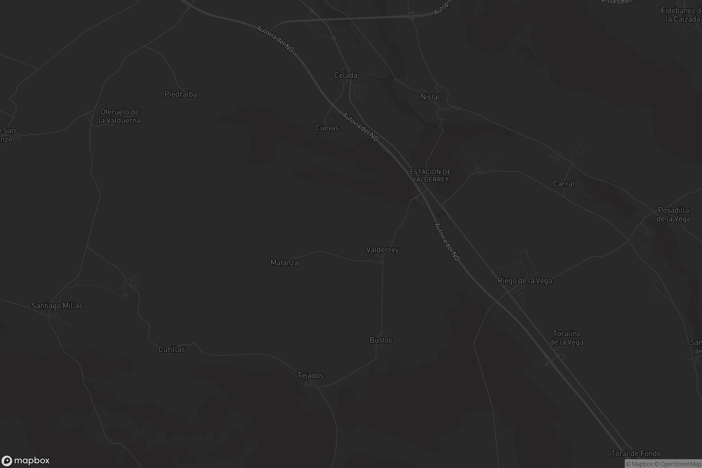 Mapa de Valderrey