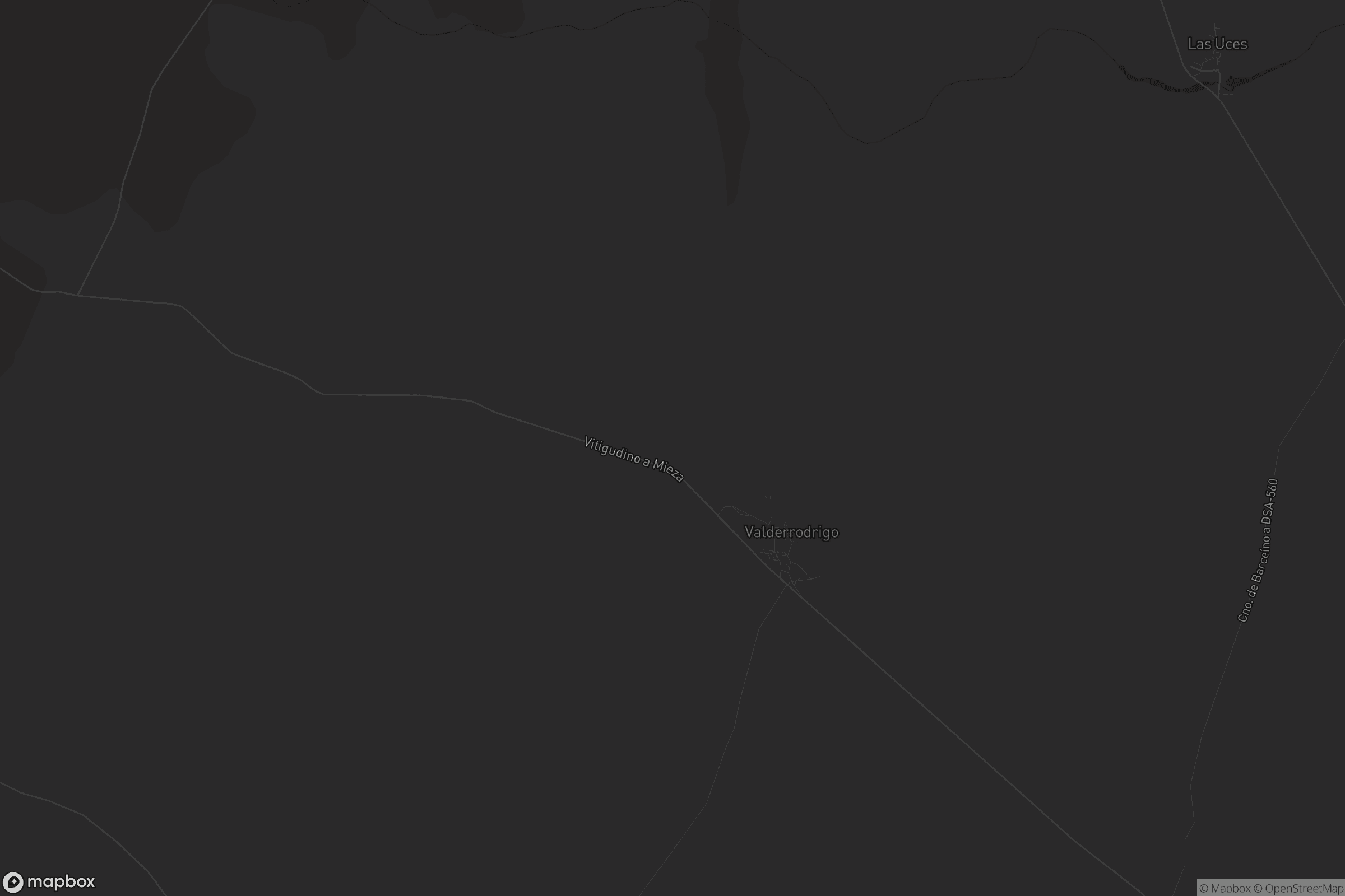 Mapa de Valderrodrigo