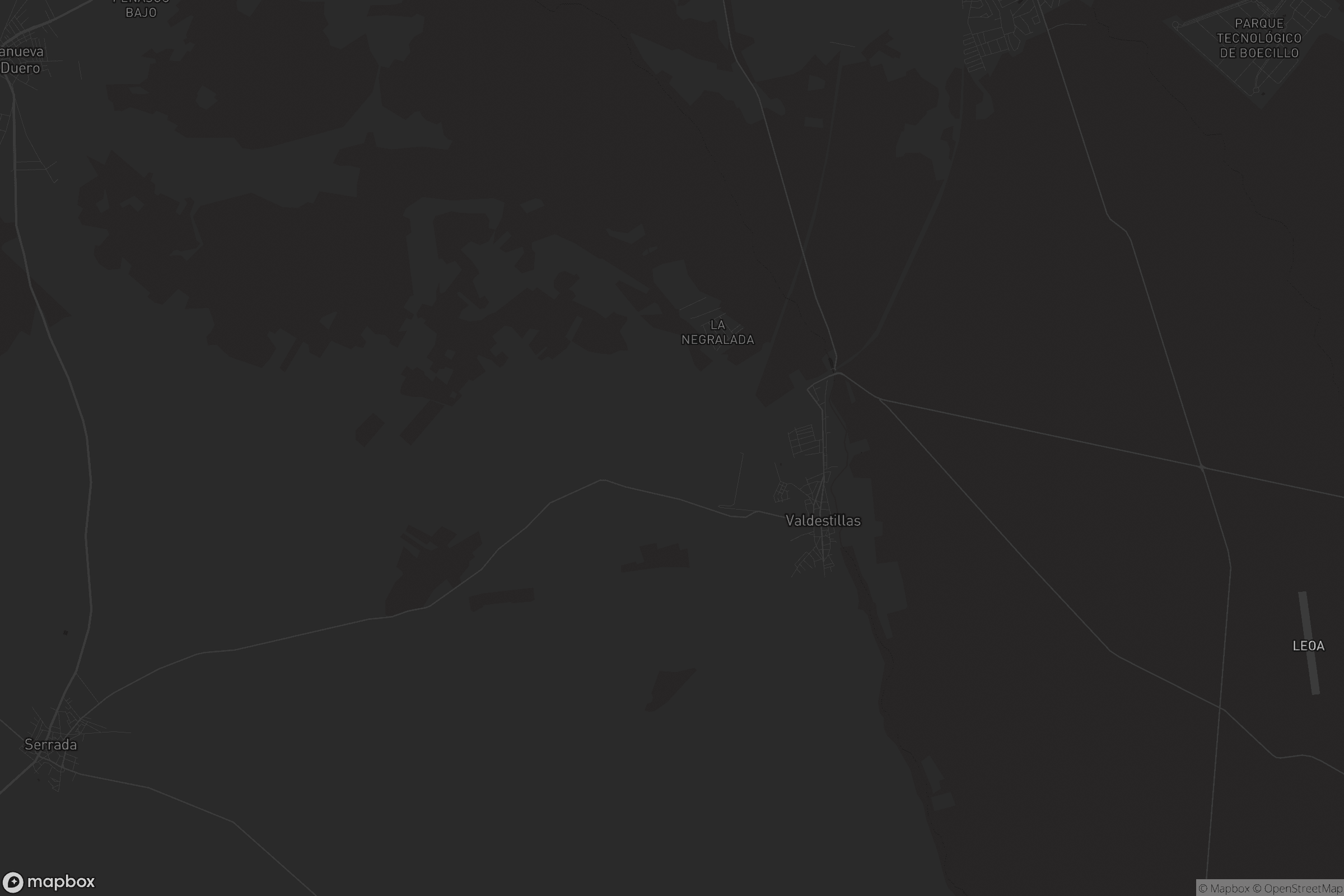 Mapa de Valdestillas