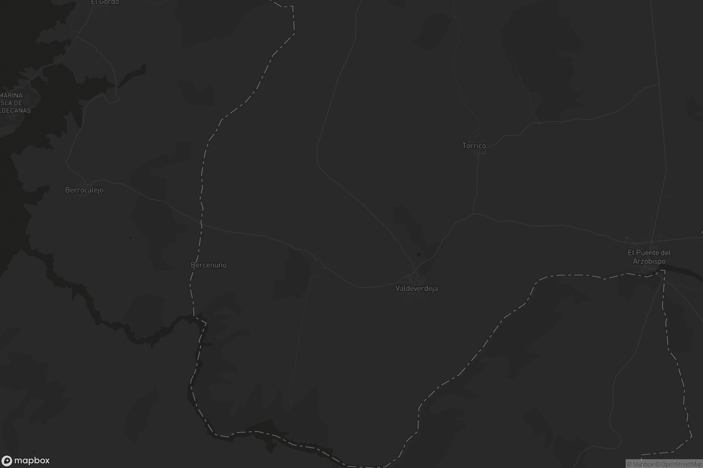 Mapa de Valdeverdeja