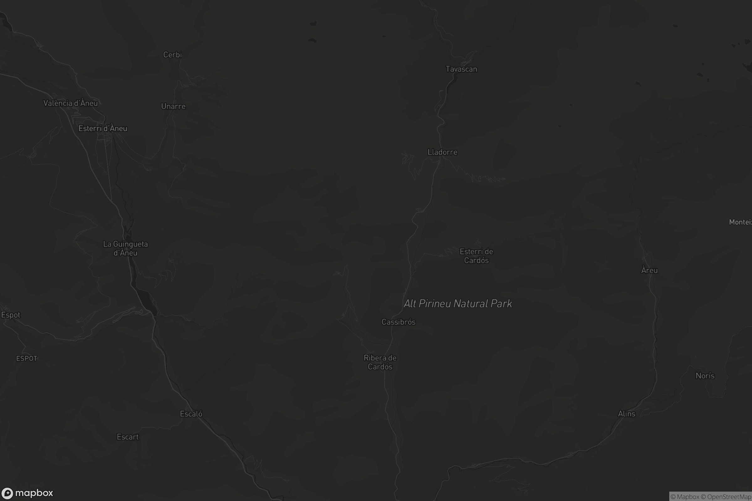 Mapa de Vall de Cardós