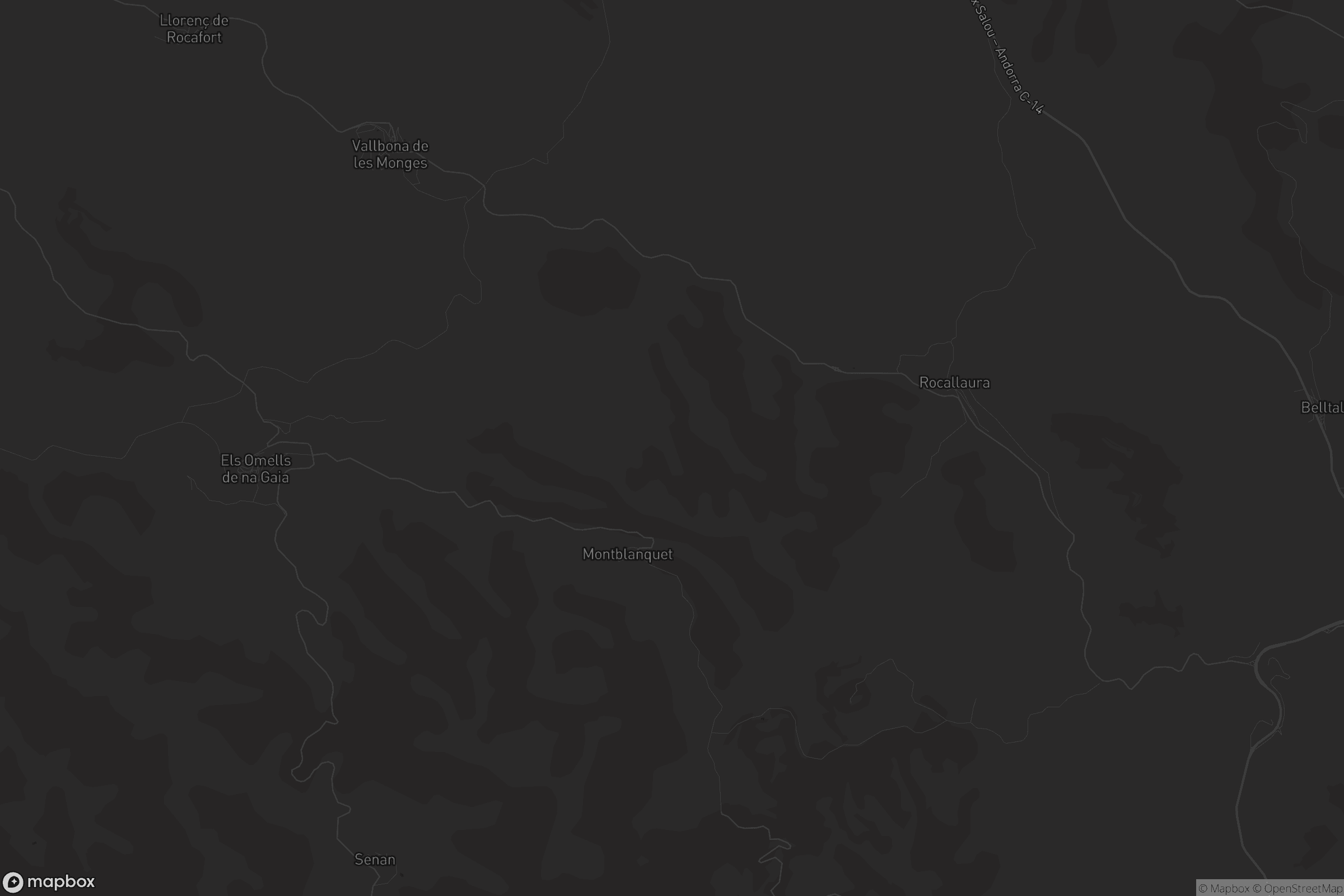 Mapa de Vallbona de les Monges