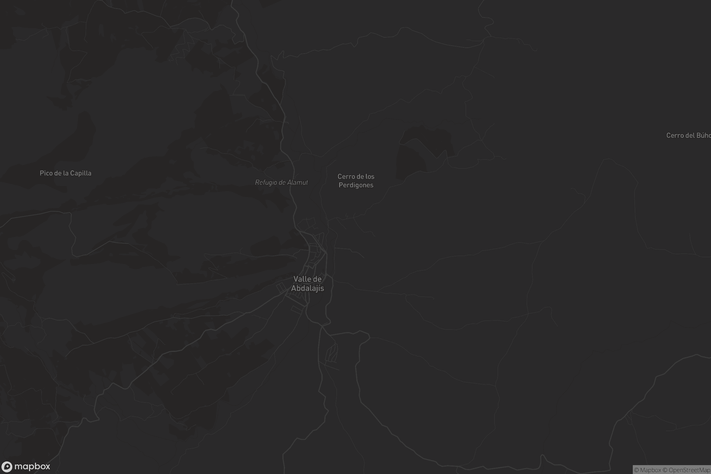 Mapa de Valle de Abdalajís