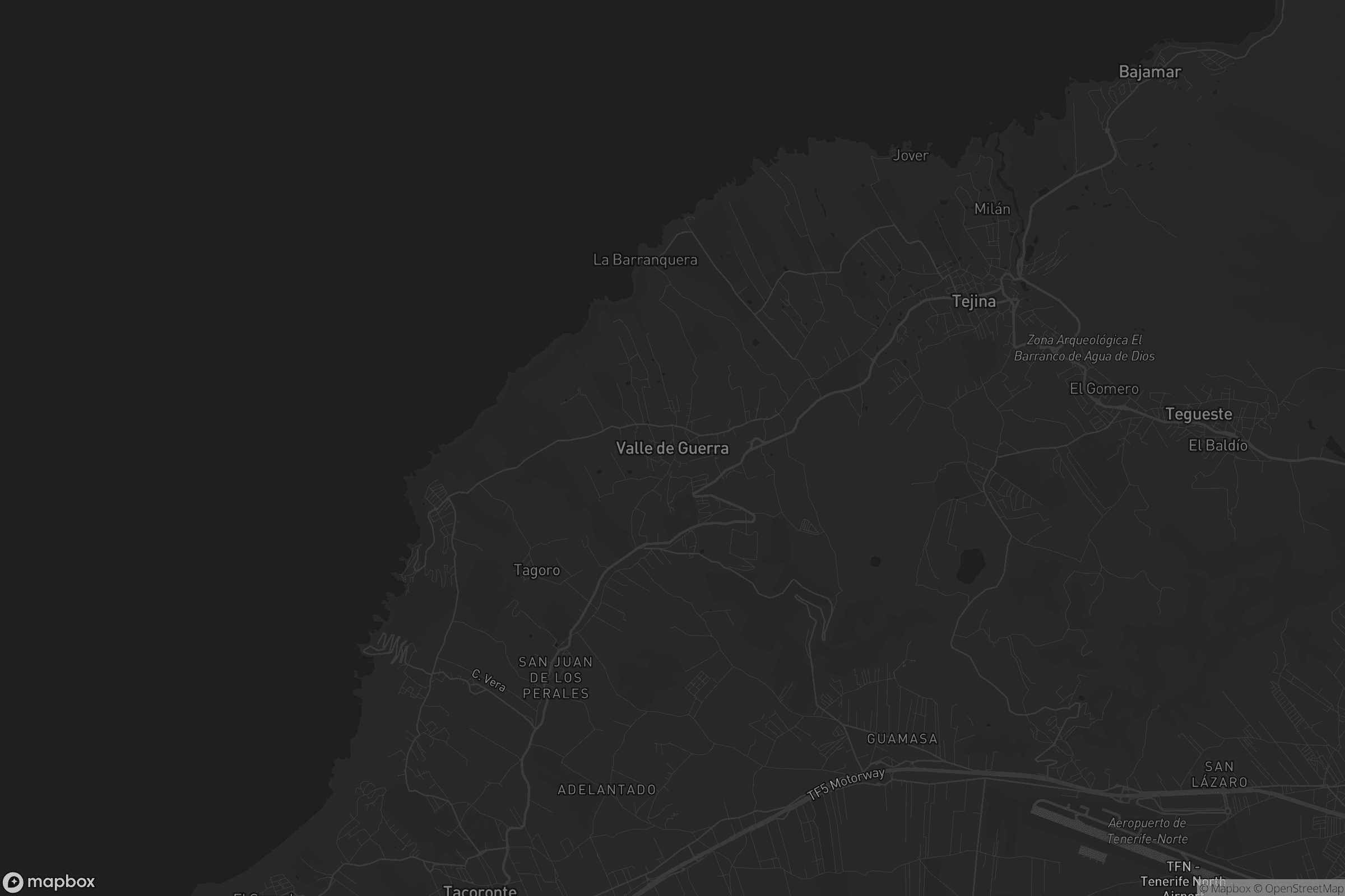 Mapa de Valle de Guerra