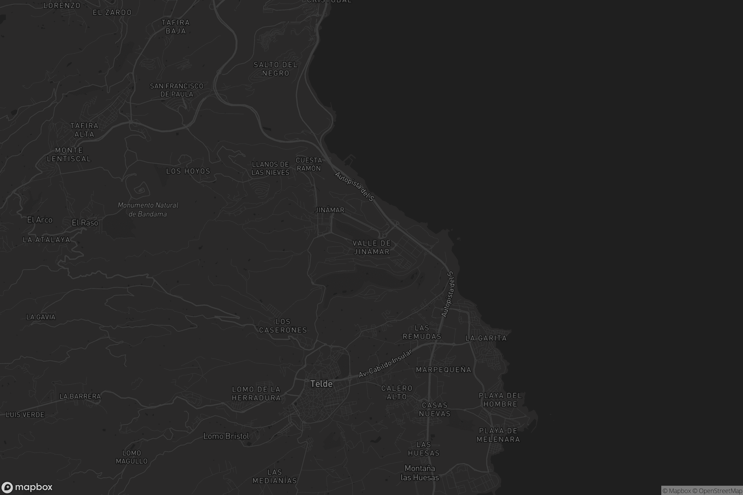 Mapa de Valle de Jinámar