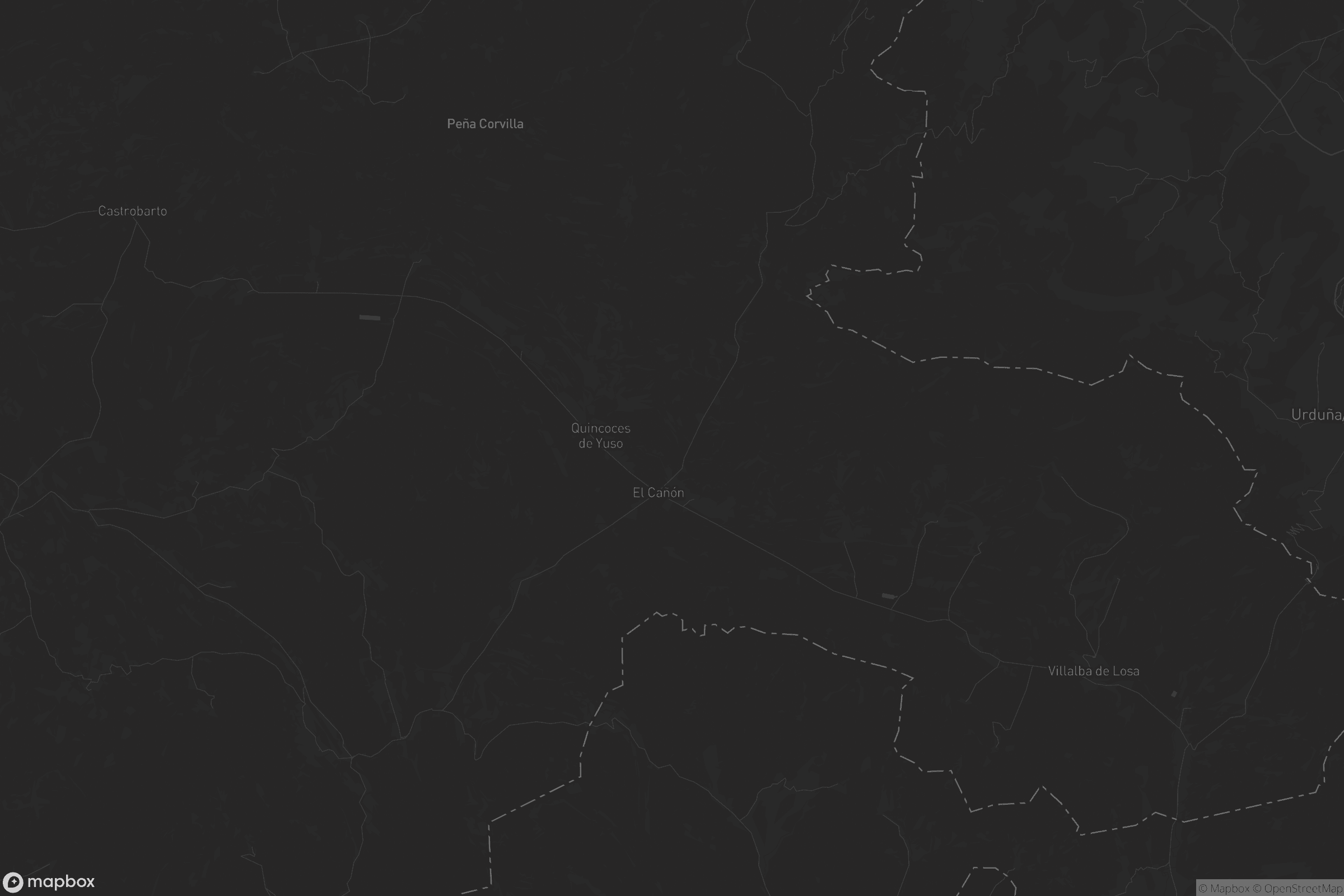 Mapa de Valle de Losa