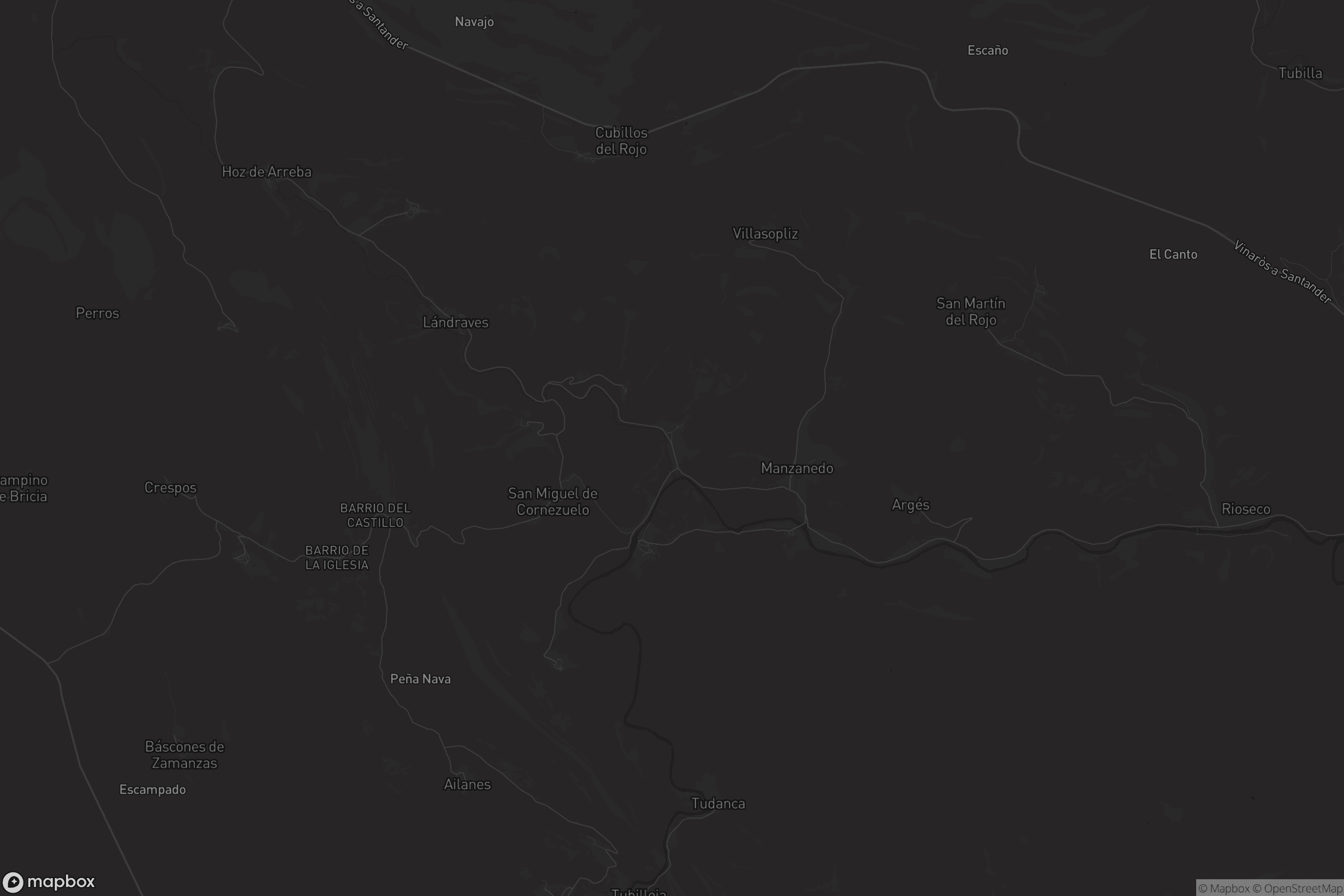 Mapa de Valle de Manzanedo