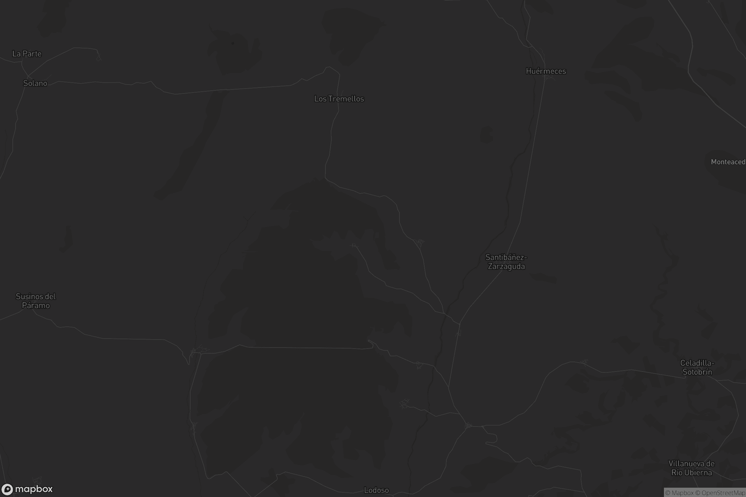 Mapa de Valle de Santibáñez