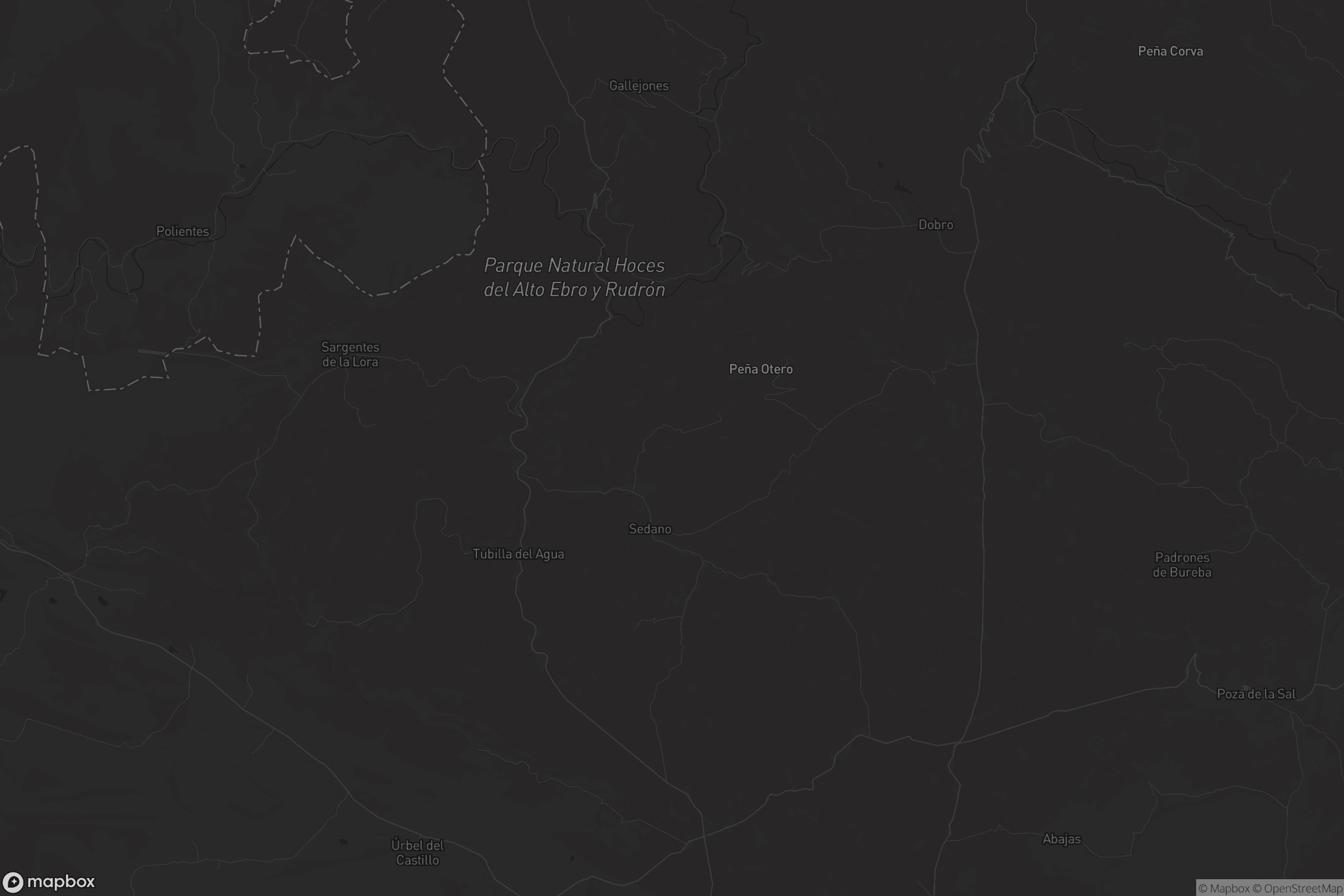 Mapa de Valle de Sedano