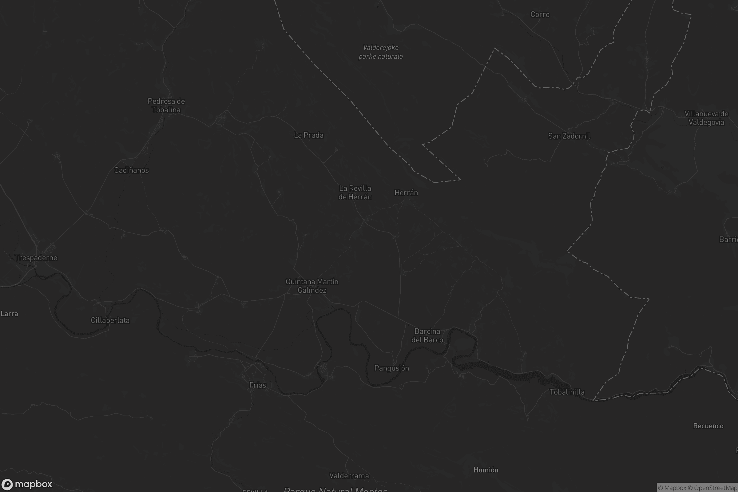 Mapa de Valle de Tobalina