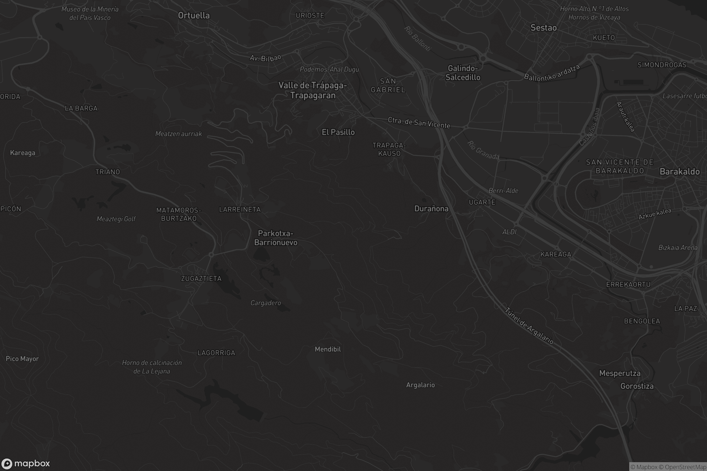 Mapa de Valle de Trápaga-Trapagaran