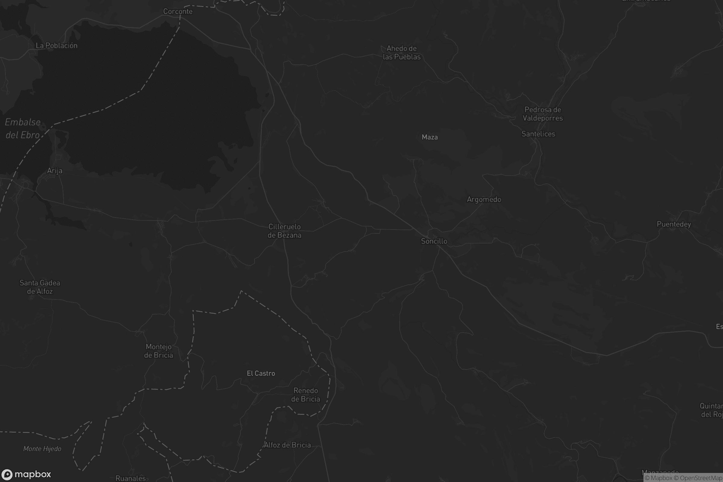 Mapa de Valle de Valdebezana