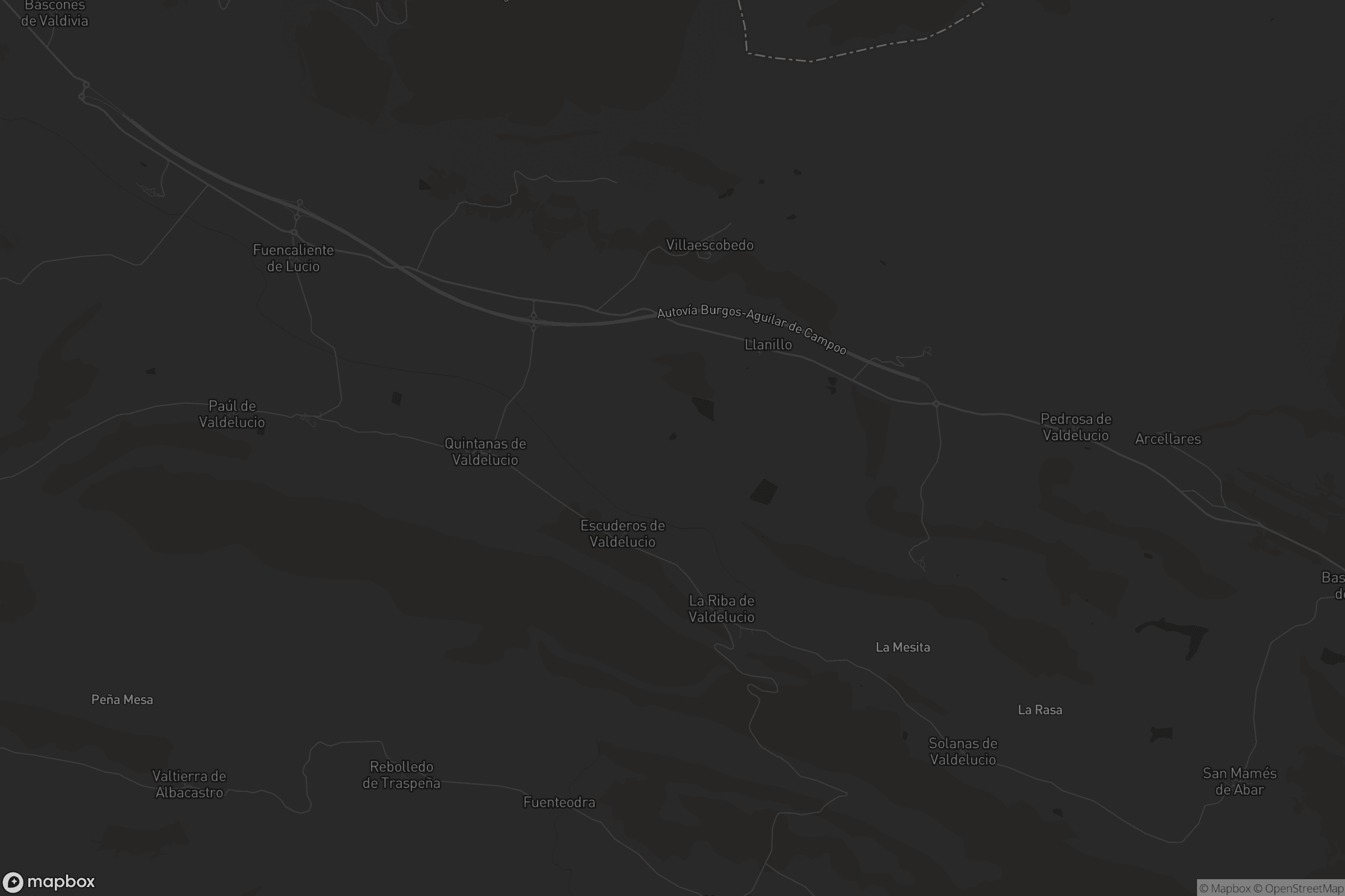 Mapa de Valle de Valdelucio