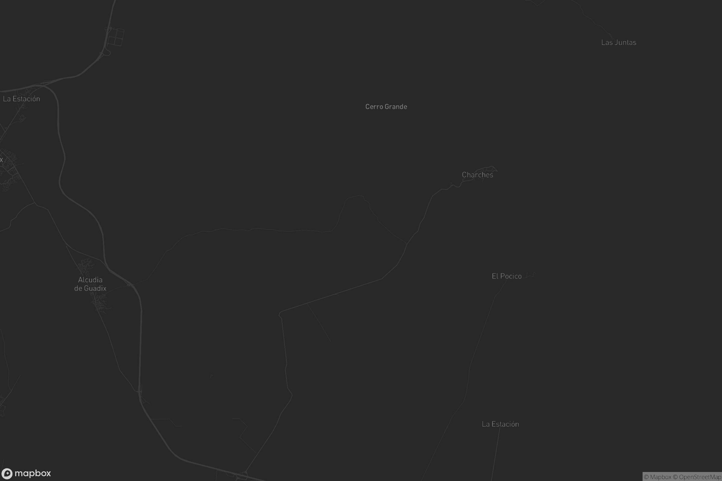 Mapa de Valle del Zalabí