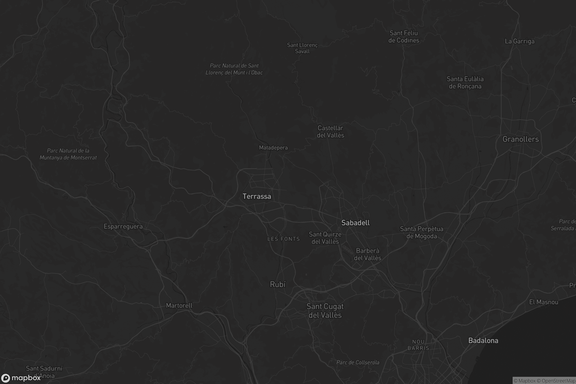 Mapa de Vallès Occidental