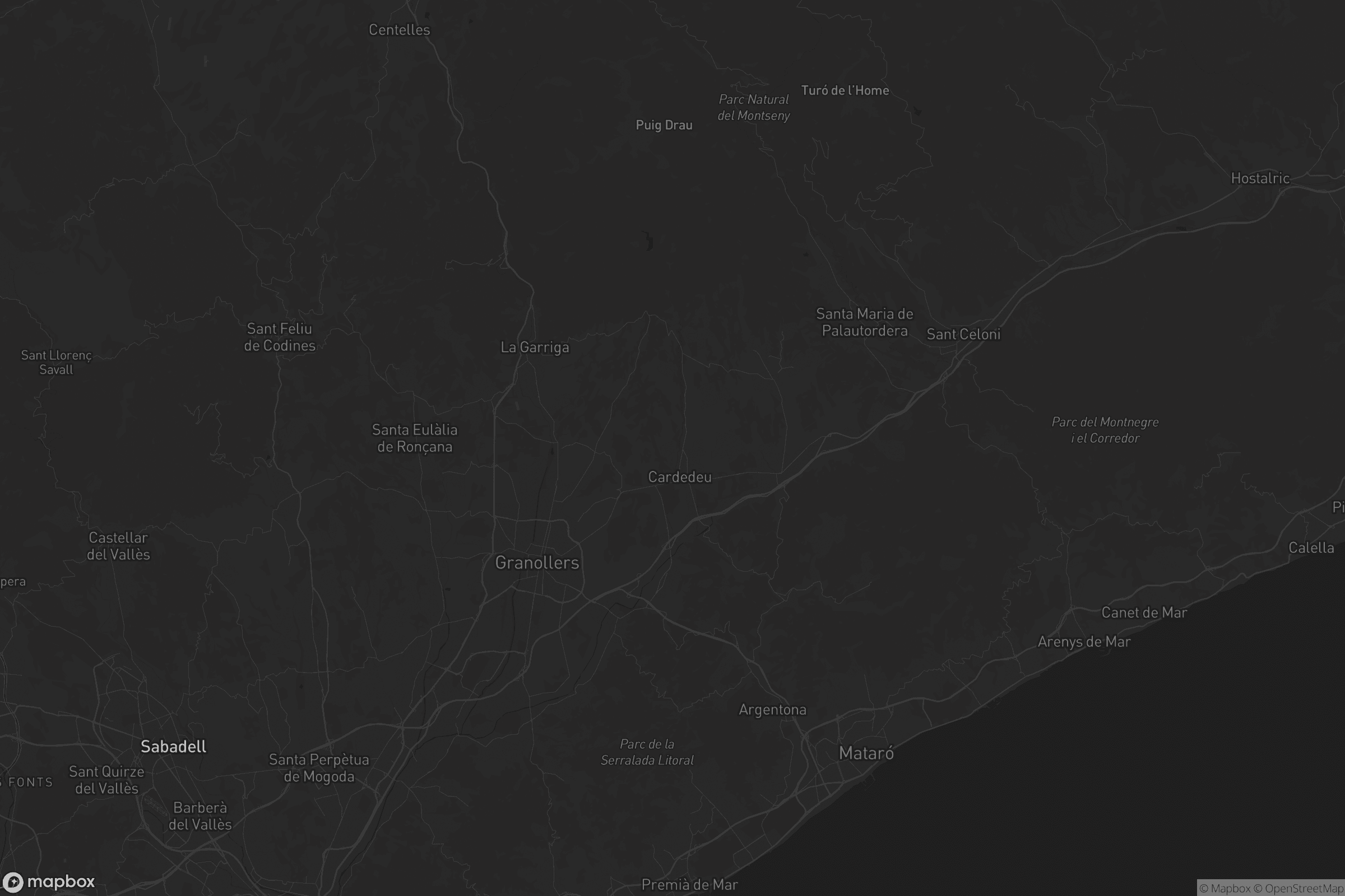 Mapa de Vallès Oriental
