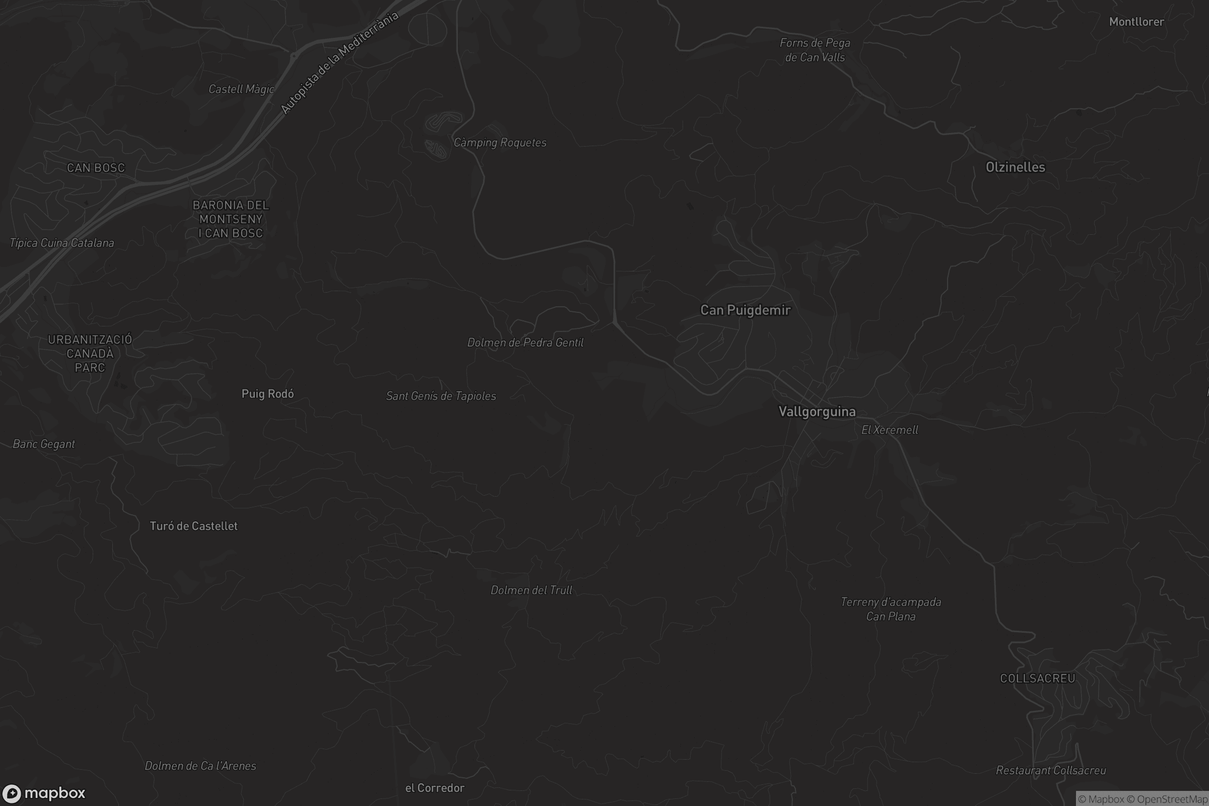 Mapa de Vallgorguina