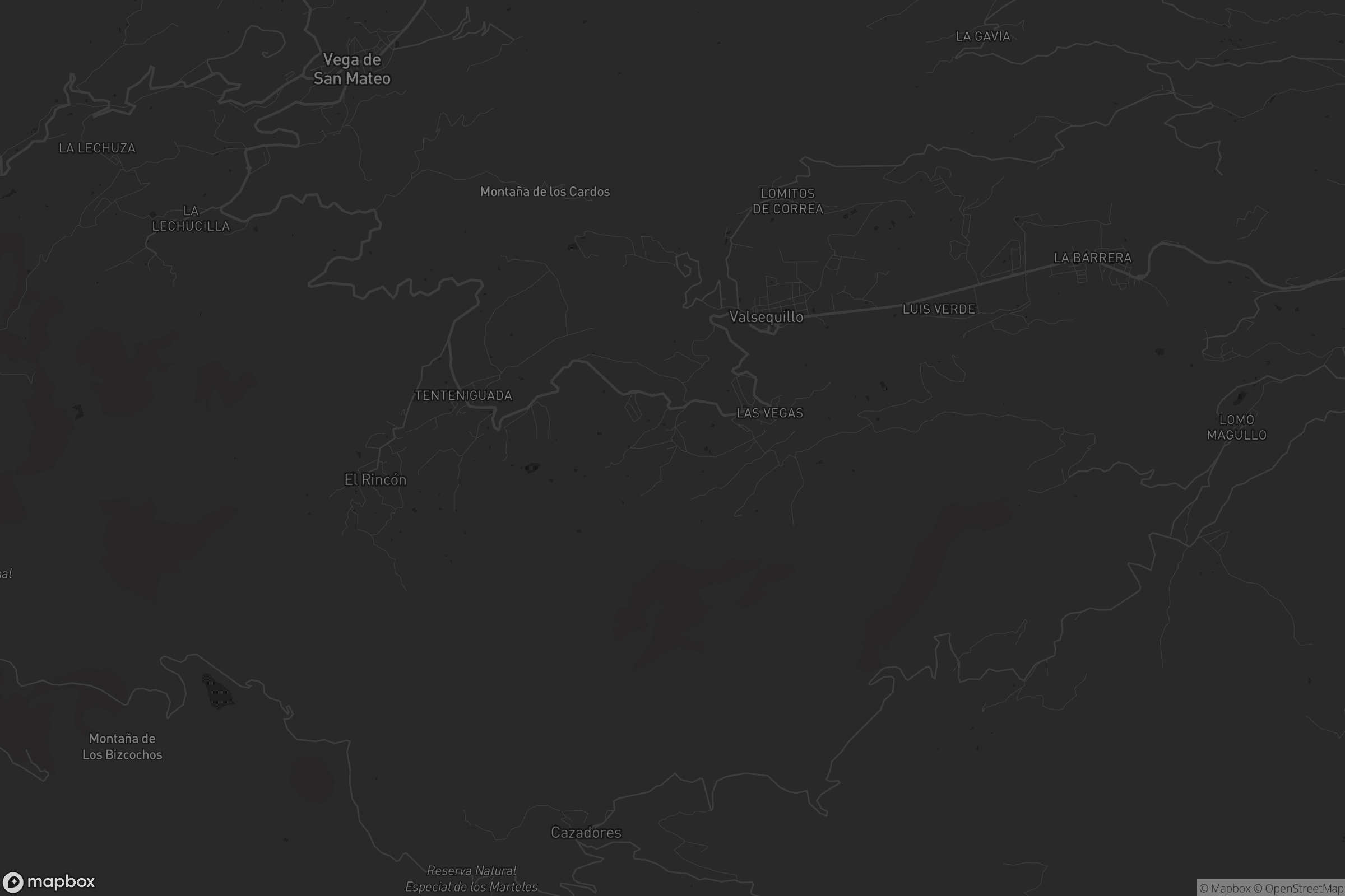 Mapa de Valsequillo de Gran Canaria
