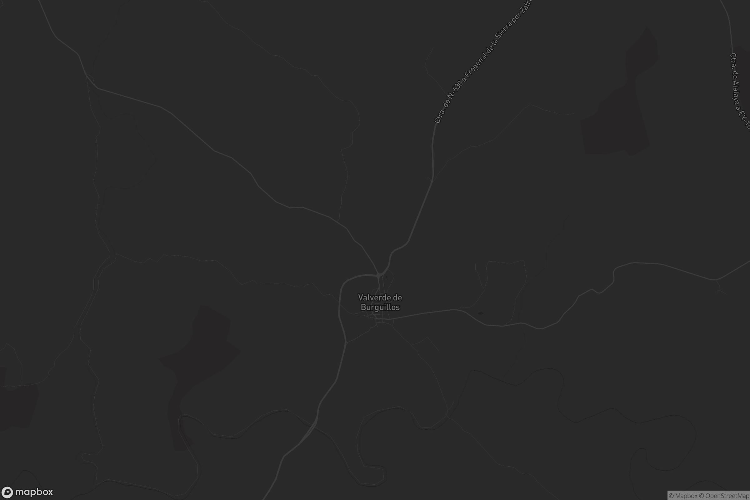 Mapa de Valverde de Burguillos