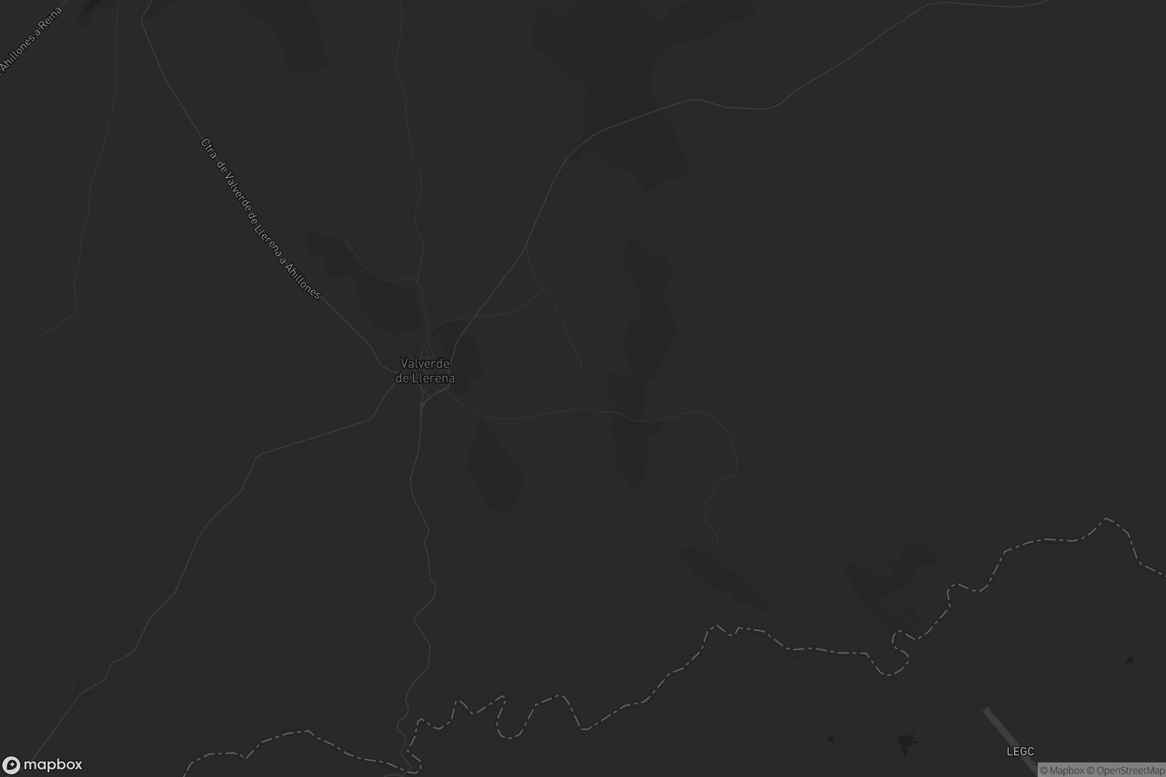 Mapa de Valverde de Llerena