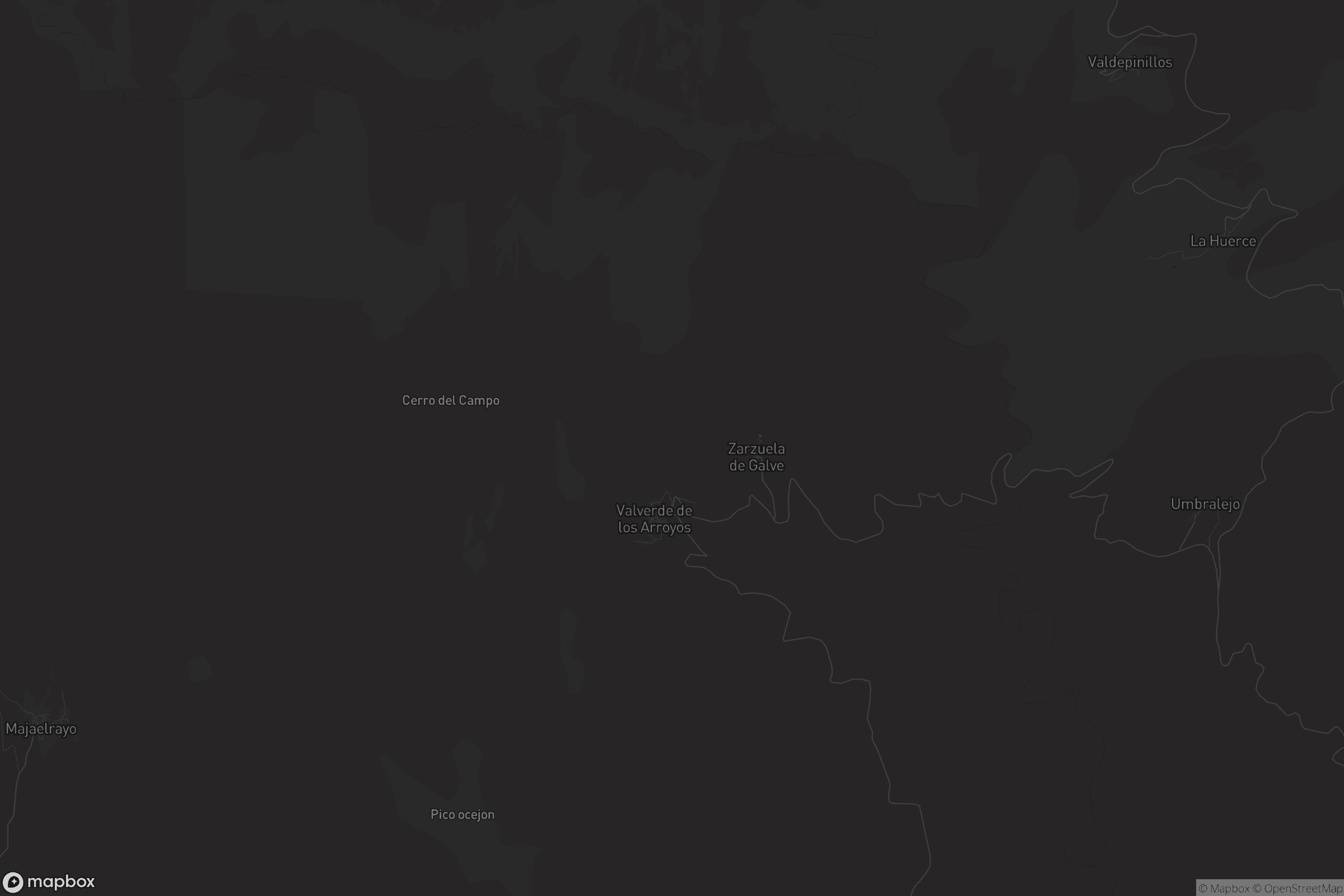 Mapa de Valverde de los Arroyos