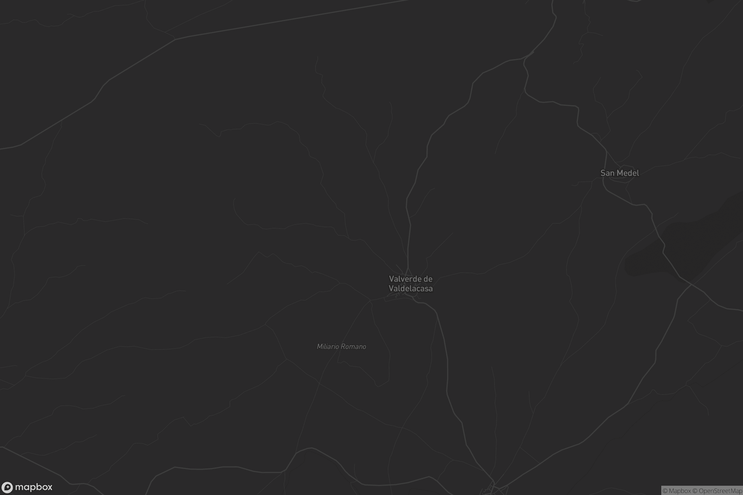 Mapa de Valverde de Valdelacasa