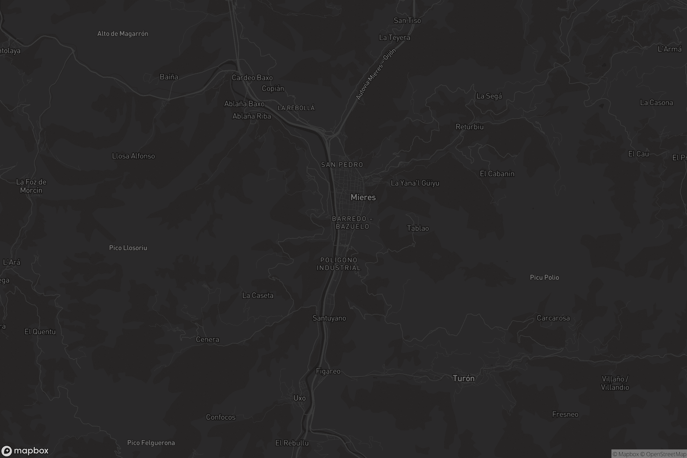 Mapa de Vega de Arriba