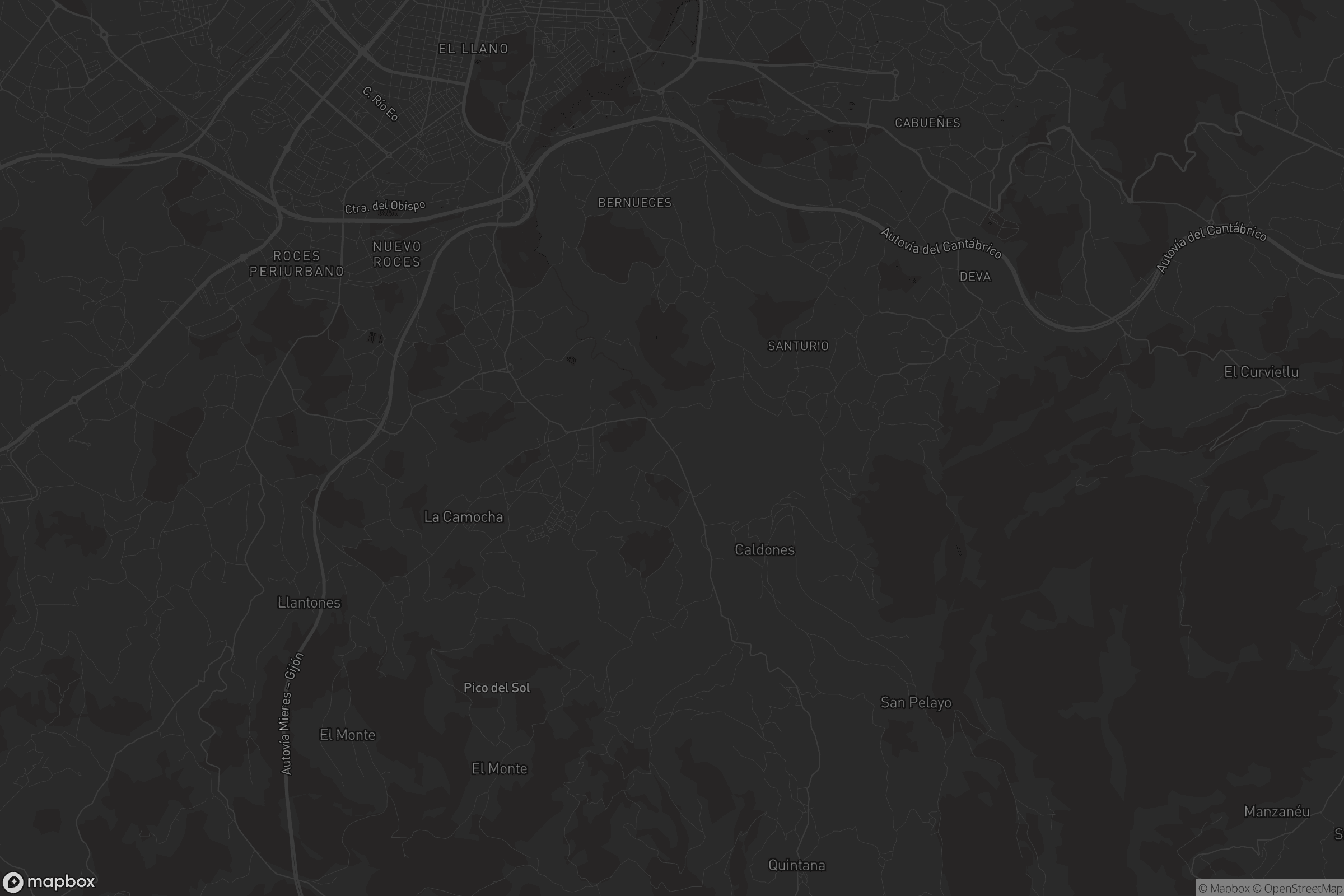 Mapa de Vega de Baxo