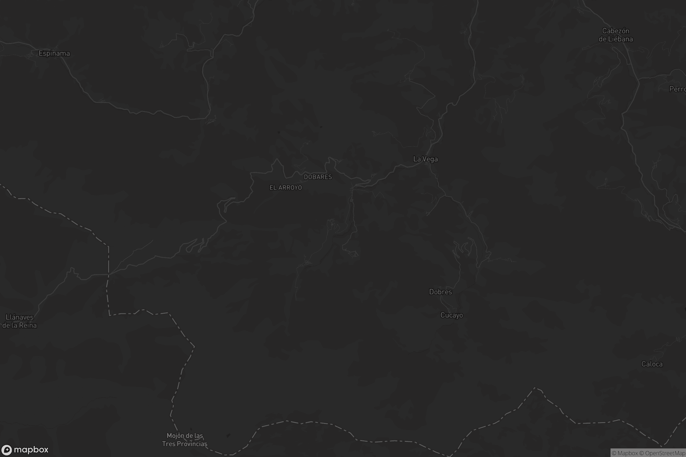Mapa de Vega de Liébana