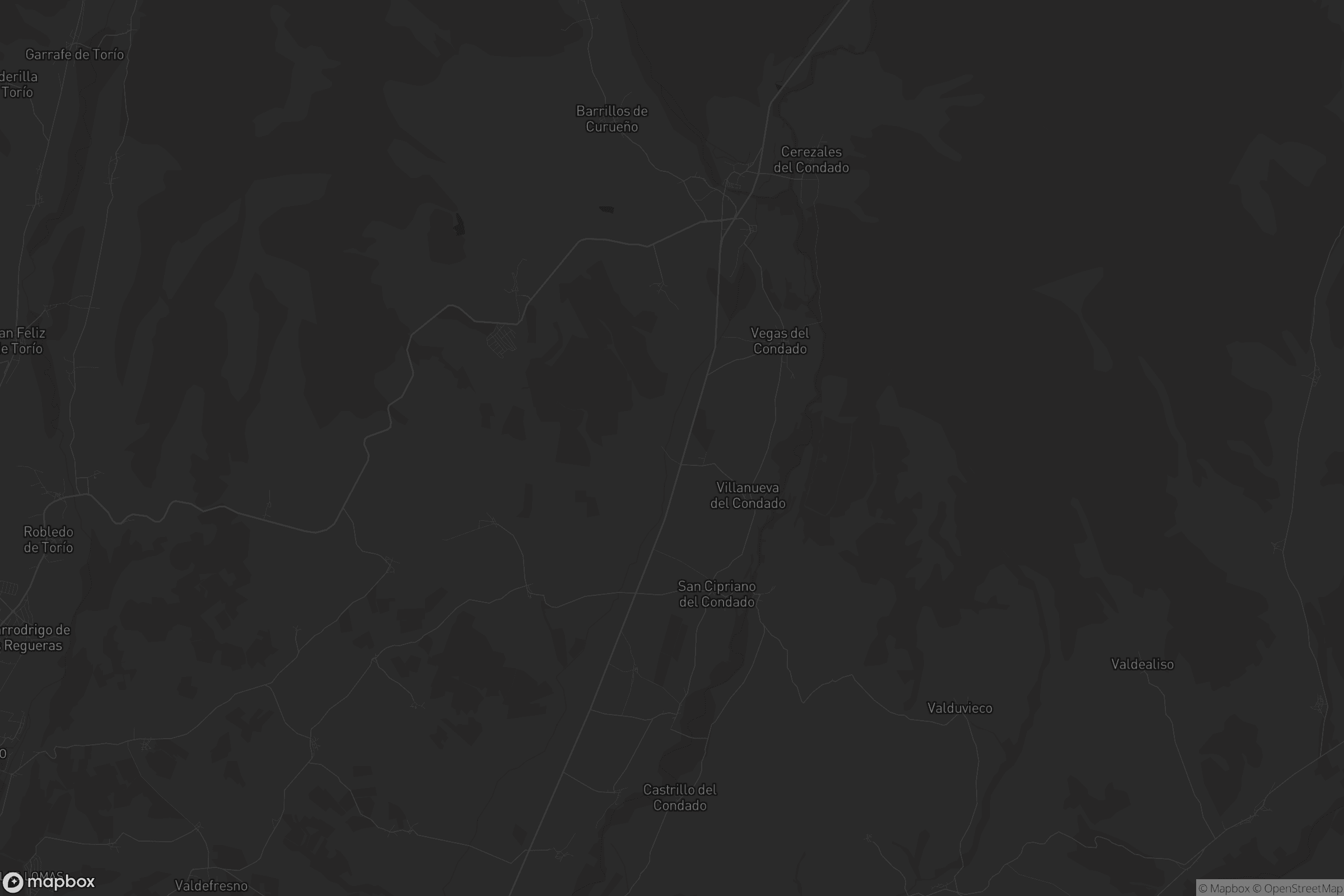 Mapa de Vegas del Condado