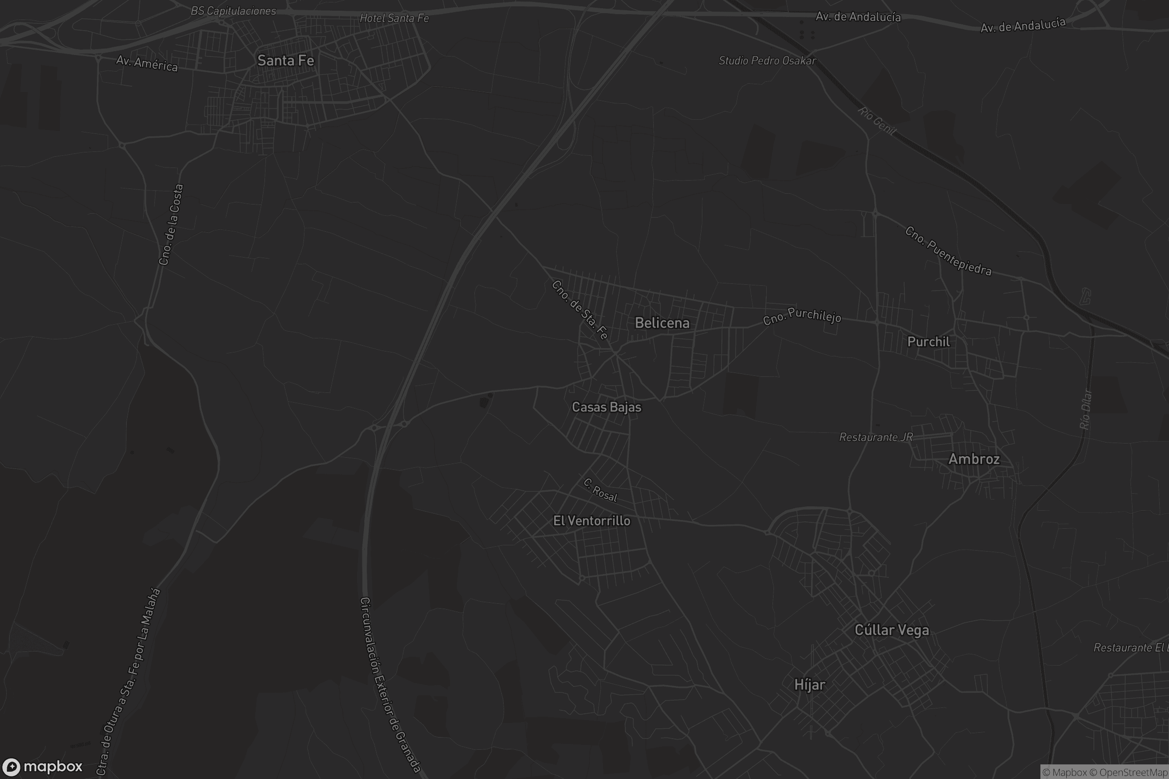 Mapa de Vegas del Genil