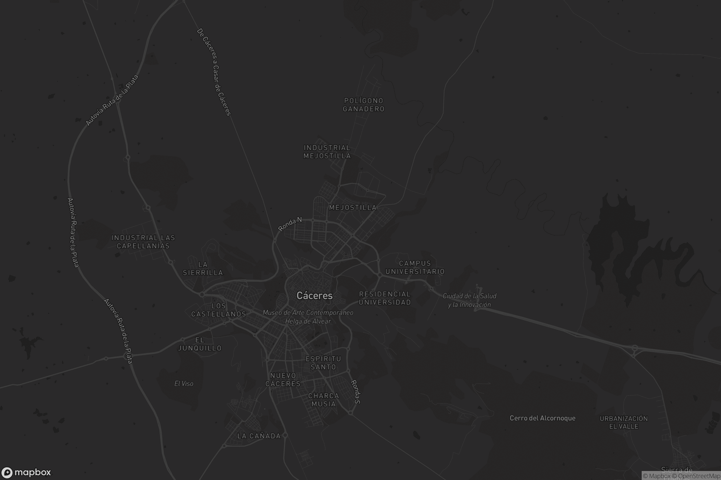 Mapa de Vegas del Mocho