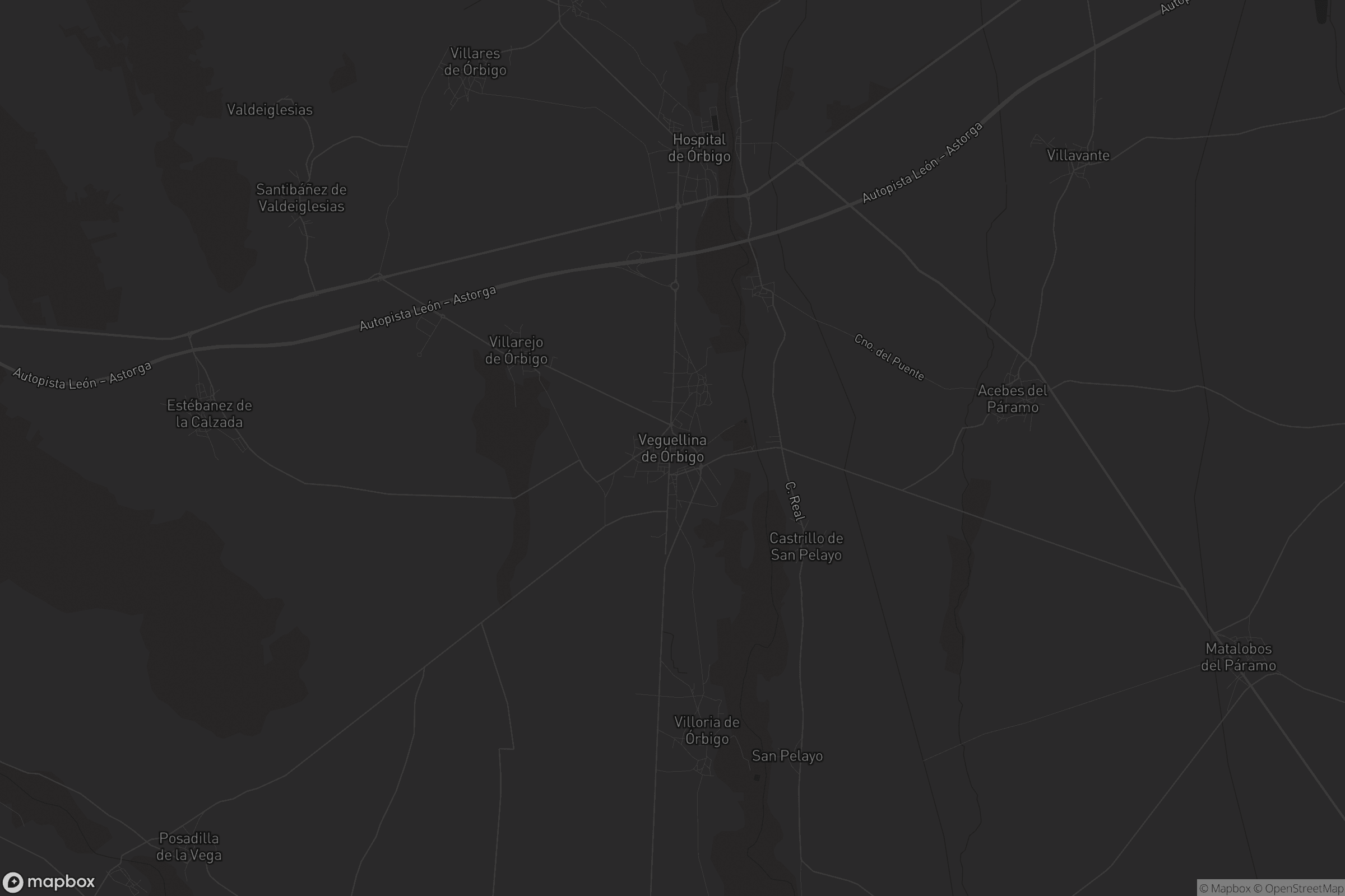 Mapa de Veguellina de Órbigo