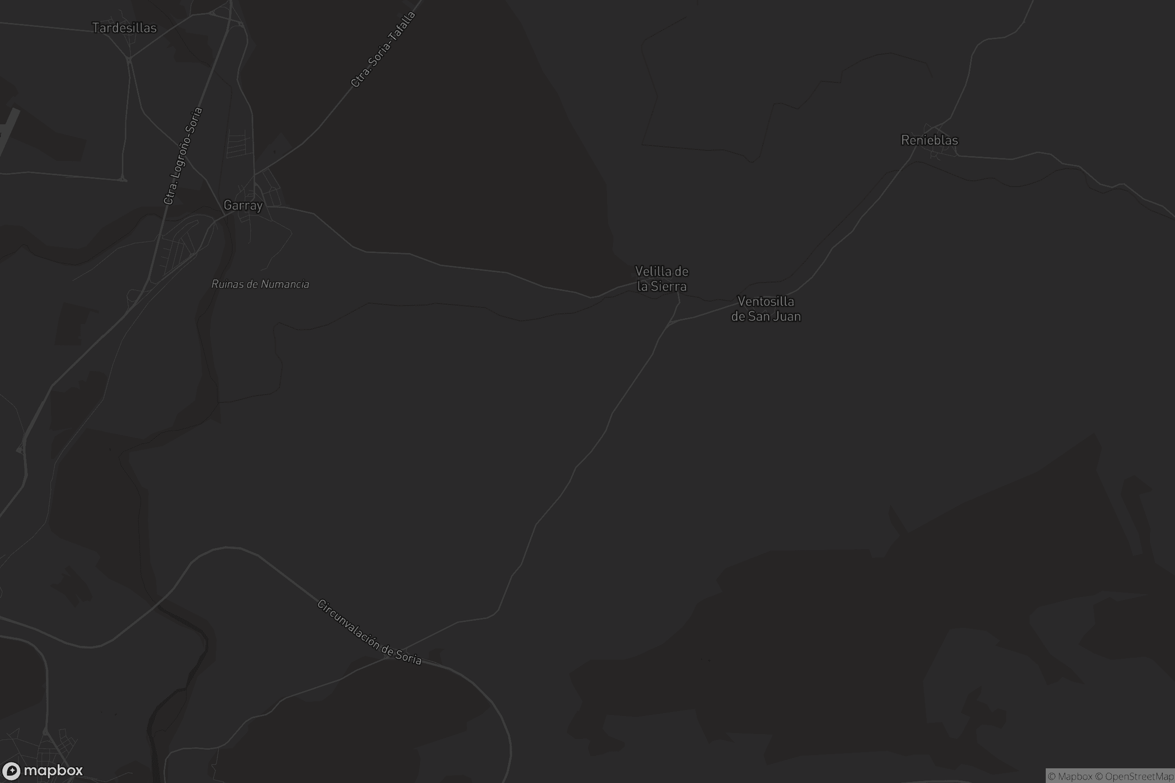 Mapa de Velilla de la Sierra